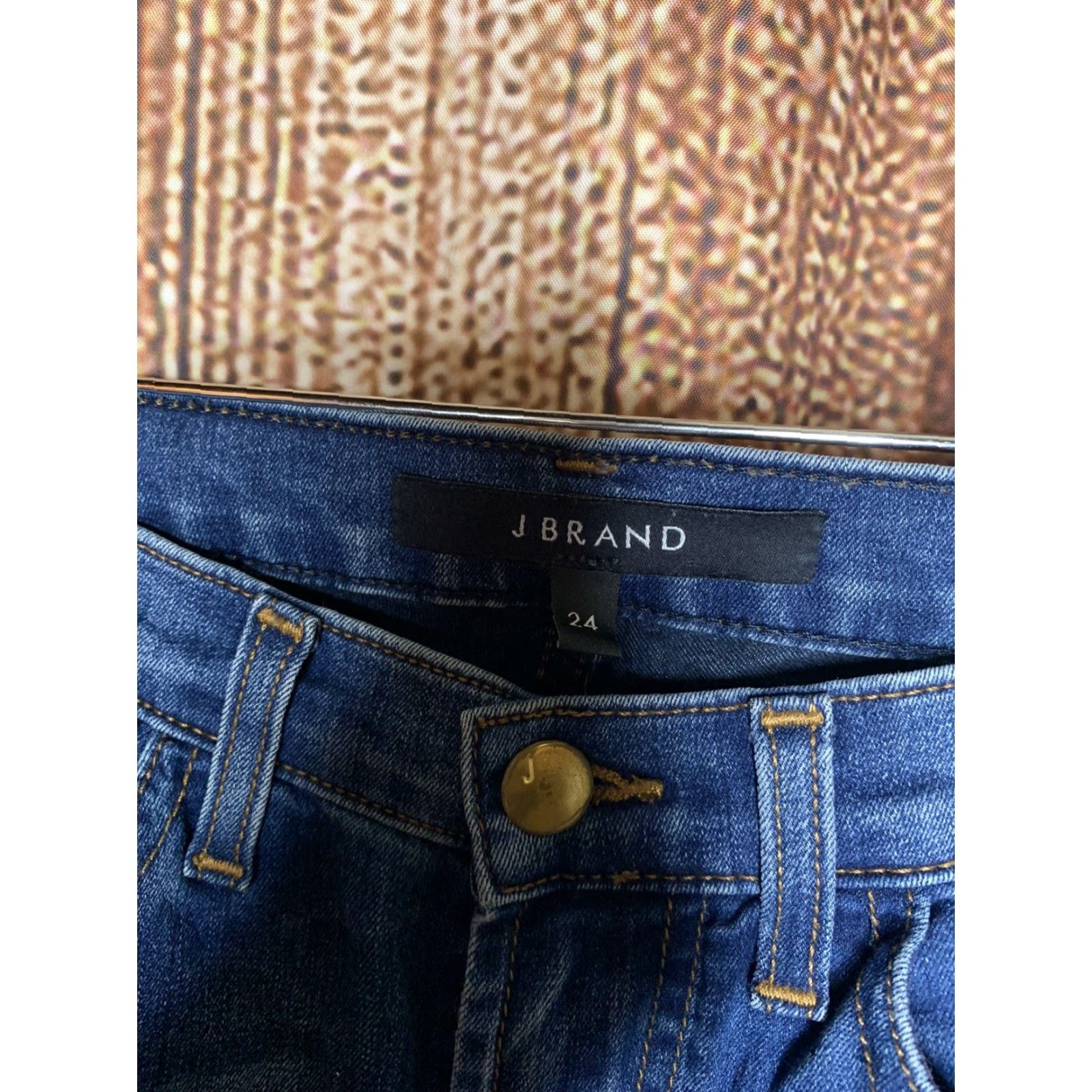 J Brand J Brand Jeans 24 Mendocino Skinny Midrise Women's Blue MSRP 189 Size 42" / US 20 - 2 Thumbnail