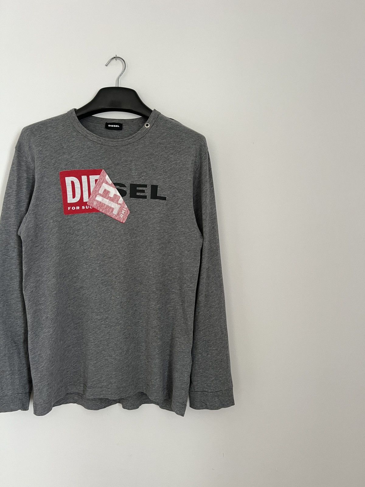 Diesel Diesel long sleeve big logo Size US S / EU 44-46 / 1 - 12 Thumbnail