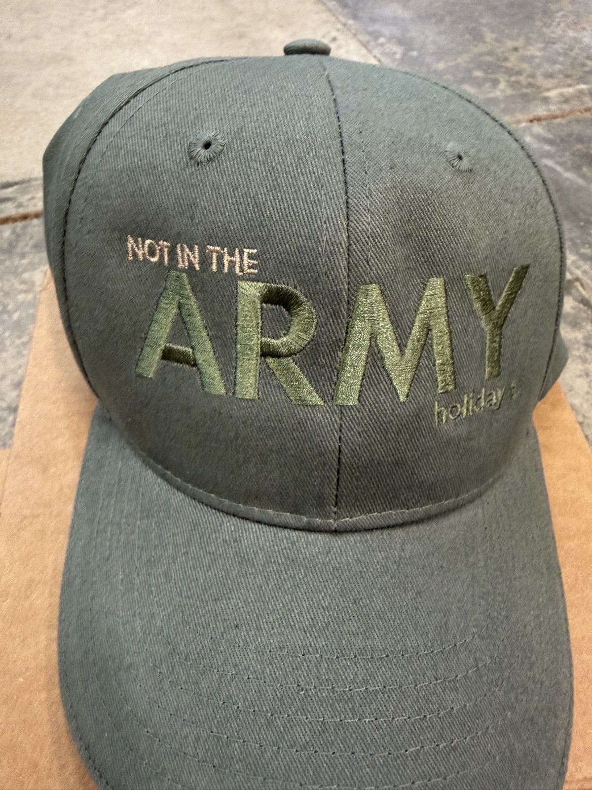 Holiday Brand Holiday Not In The Army Hat Size ONE SIZE - 3 Thumbnail