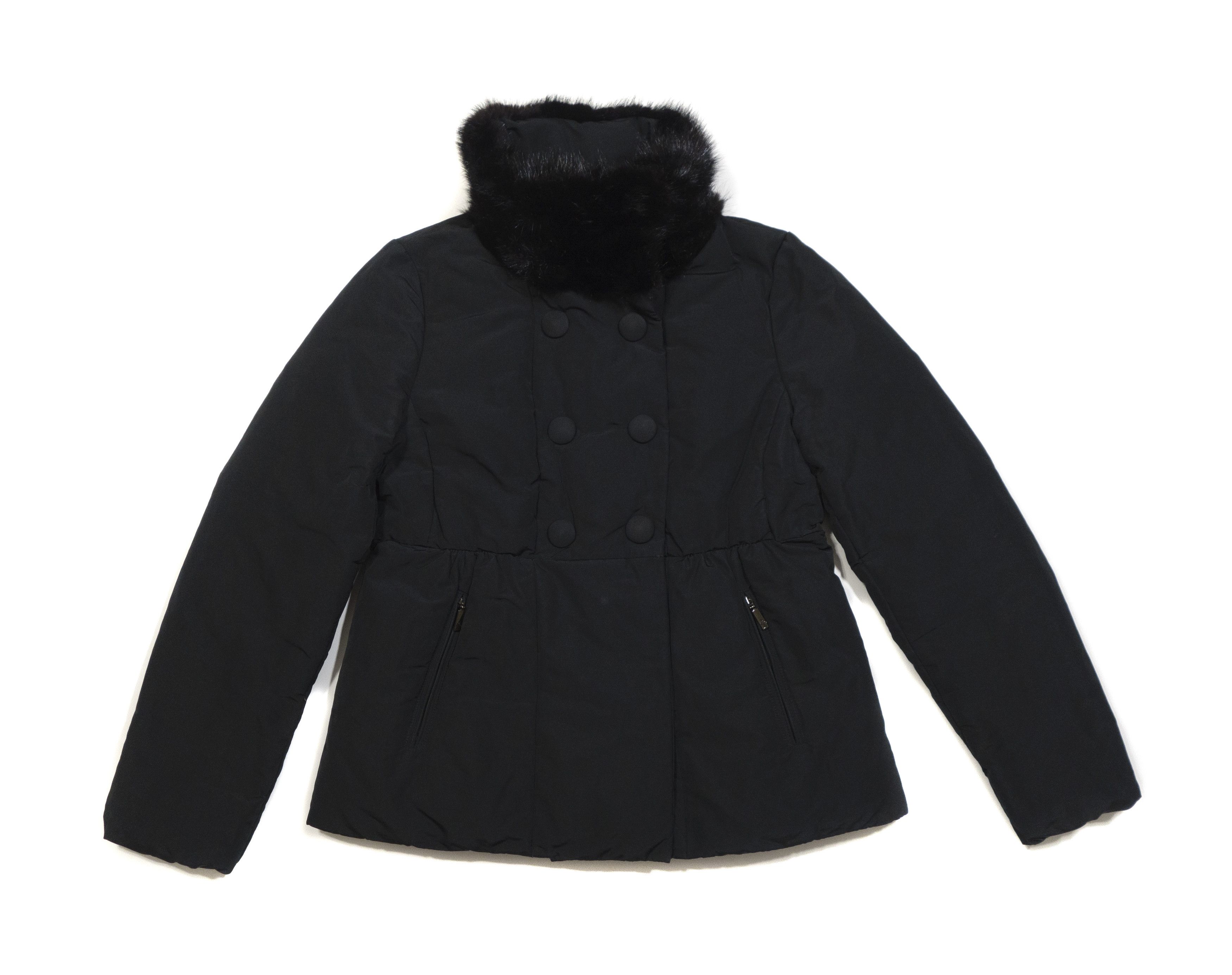 Moncler Feuilles Goose Down Fur Jacket Size L / US 10 / IT 46 - 1 Thumbnail
