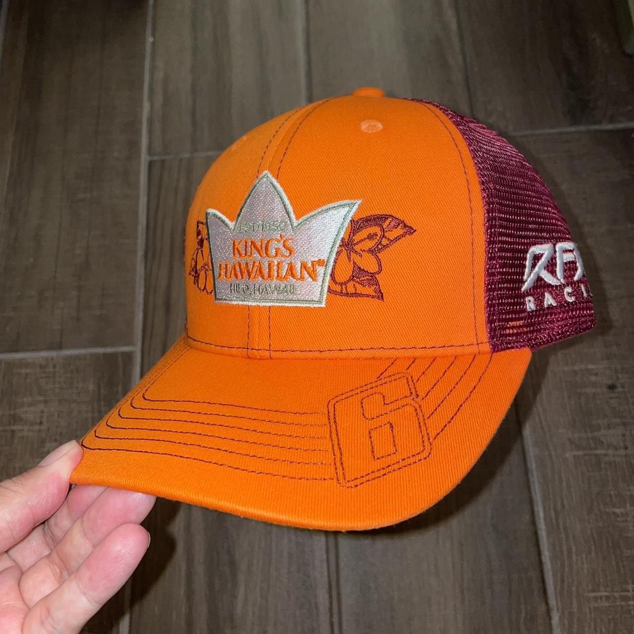 NASCAR × Vintage Kings Hawaiian race car Nascar rfk racing trucker hat ...