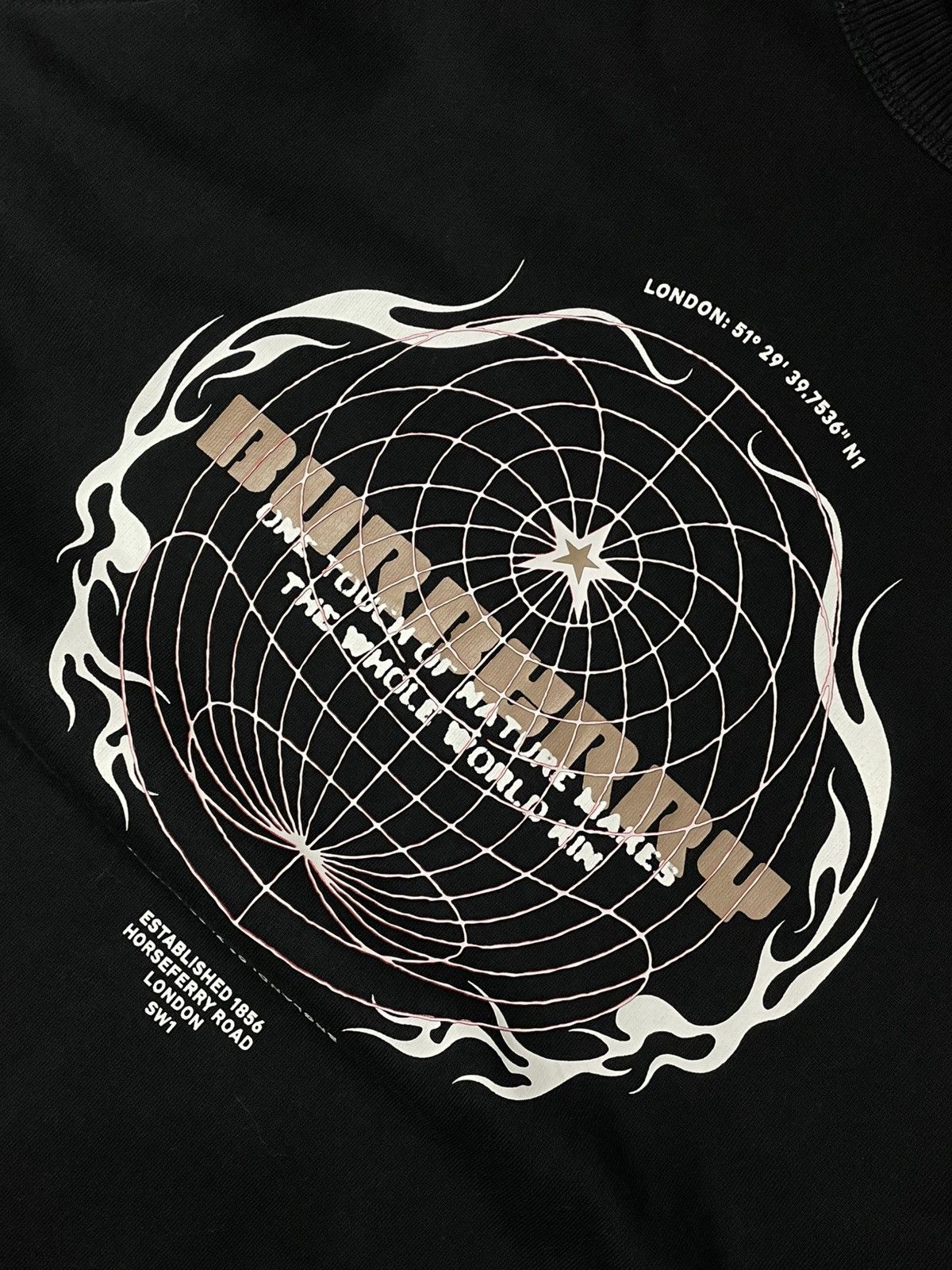 Burberry BURBERRY LONDON GLOBE GRAPHIC SWEATSHIRT Size US M / EU 48-50 / 2 - 6 Thumbnail