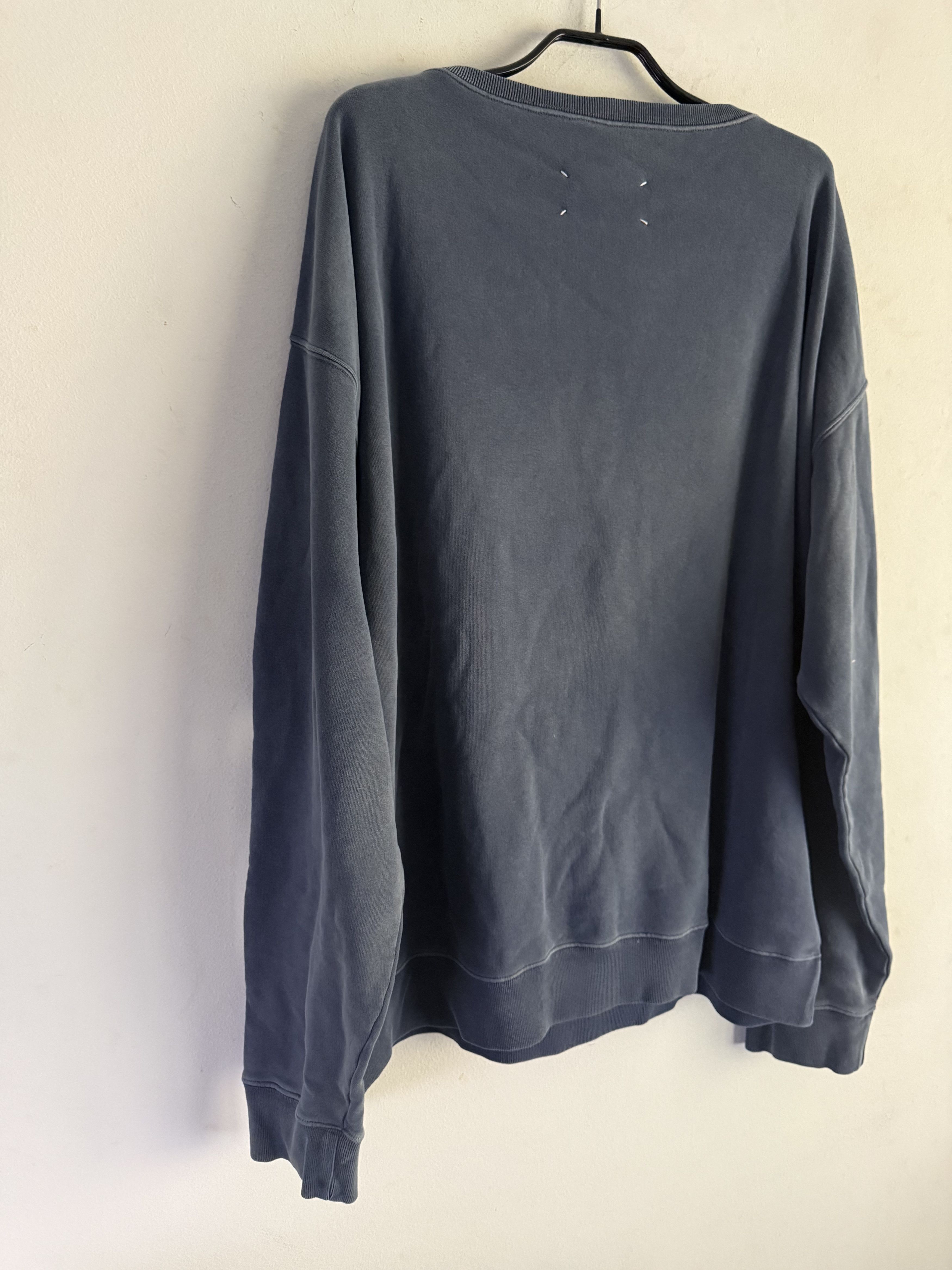 Maison Margiela Margiela Ss23 Distressed Logo Sweatshirt Size US L / EU 52-54 / 3 - 9 Thumbnail