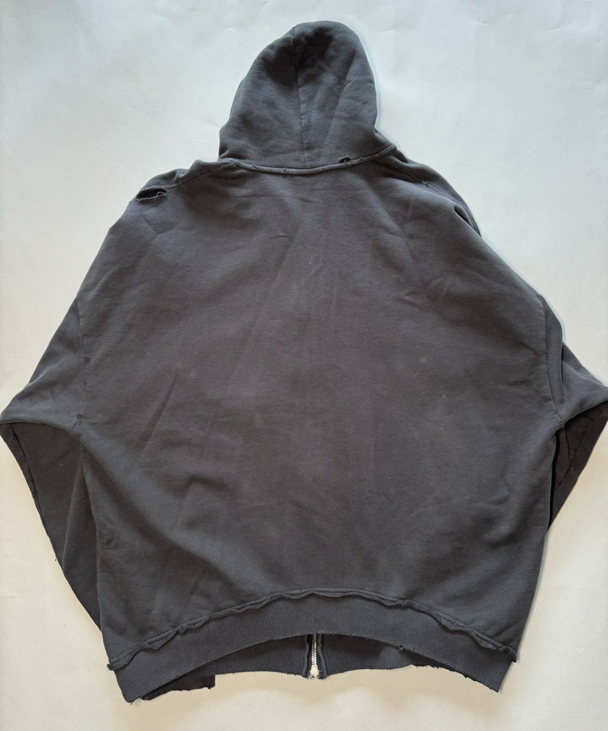 Balenciaga Balenciaga Blackletter Script Pulled Zip-Up Hoodie Large Size US XS / EU 42 / 0 - 5 Thumbnail