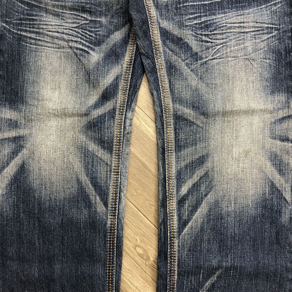 Edwin × If Six Was Nine × Japanese Brand 2000s Edwin Exclusive Vintage Nice Design Faded Jeans Y2K Size US 28 / EU 44 - 8 Thumbnail