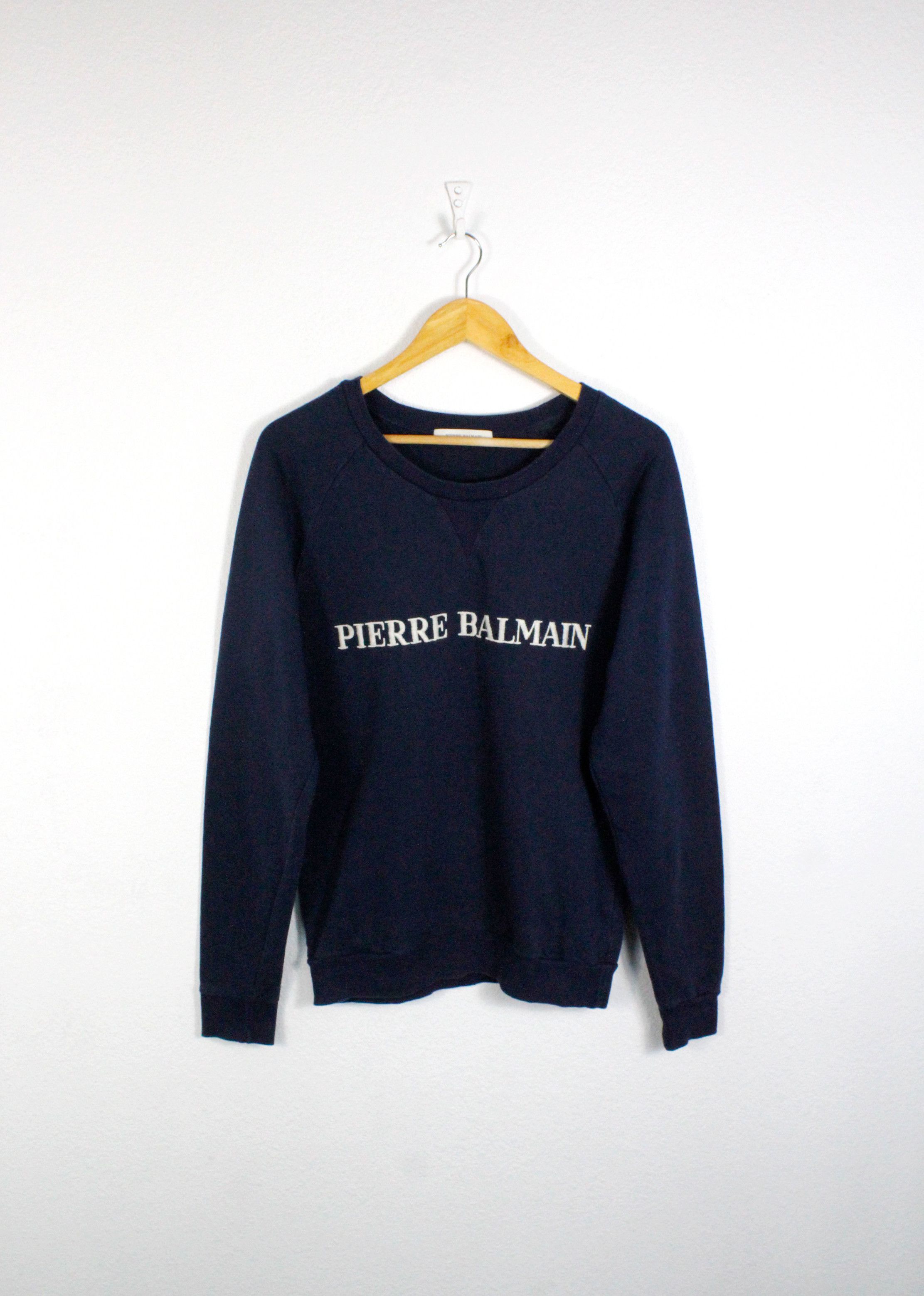 Tag Pierre Balmain Crewneck Vintage Pierre Balmain Paris