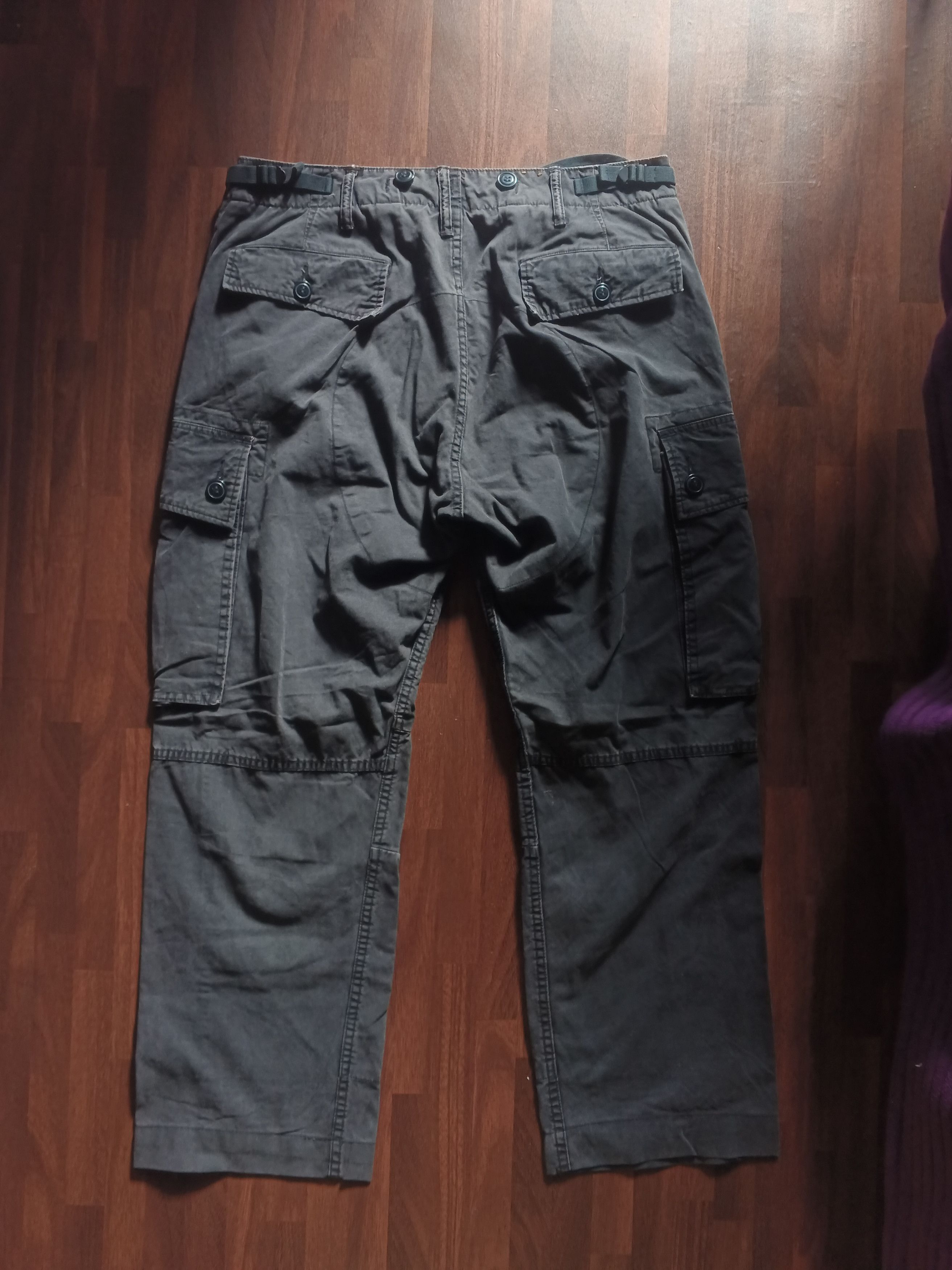 RRL Ralph Lauren × Vintage RRL RALPH LAUREN MILITARY CARGO PANTS Size US 32 / EU 48 - 2 Thumbnail