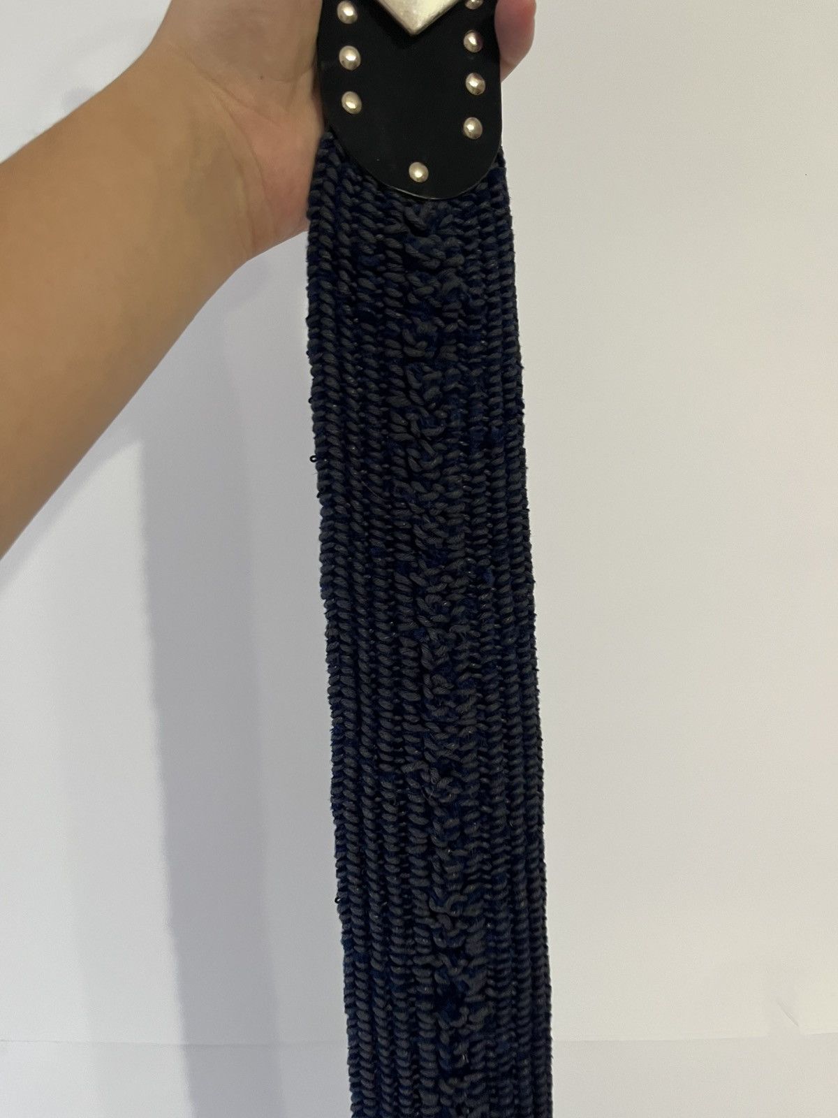 Other Nanni Avant Garde Knitted Crazy Glamour Belt Made in Italy Size ONE SIZE - 2 Thumbnail