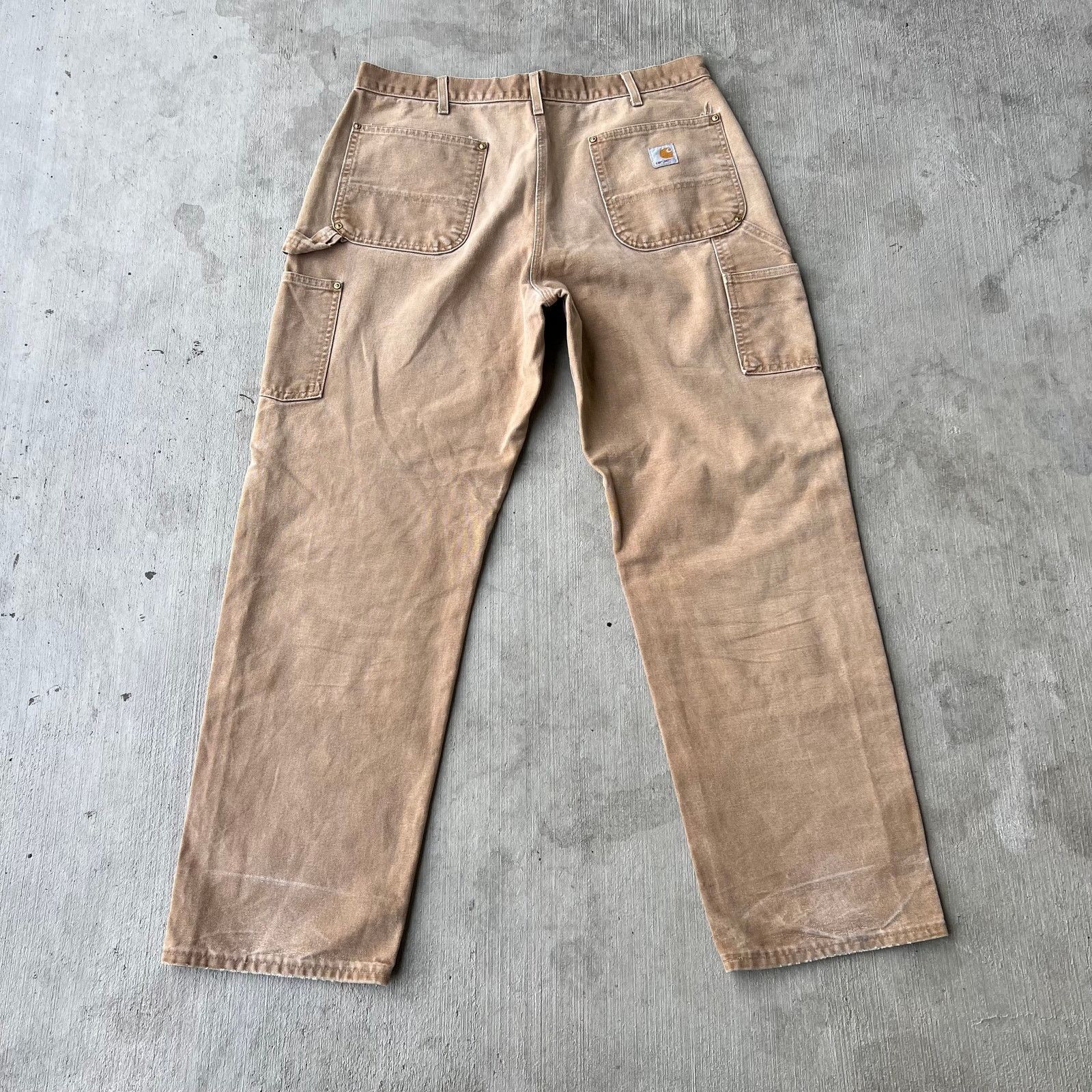 Carhartt × Vintage Carhartt faded brown double knee work wear carpenter pants Size US 34 / EU 50 - 5 Thumbnail