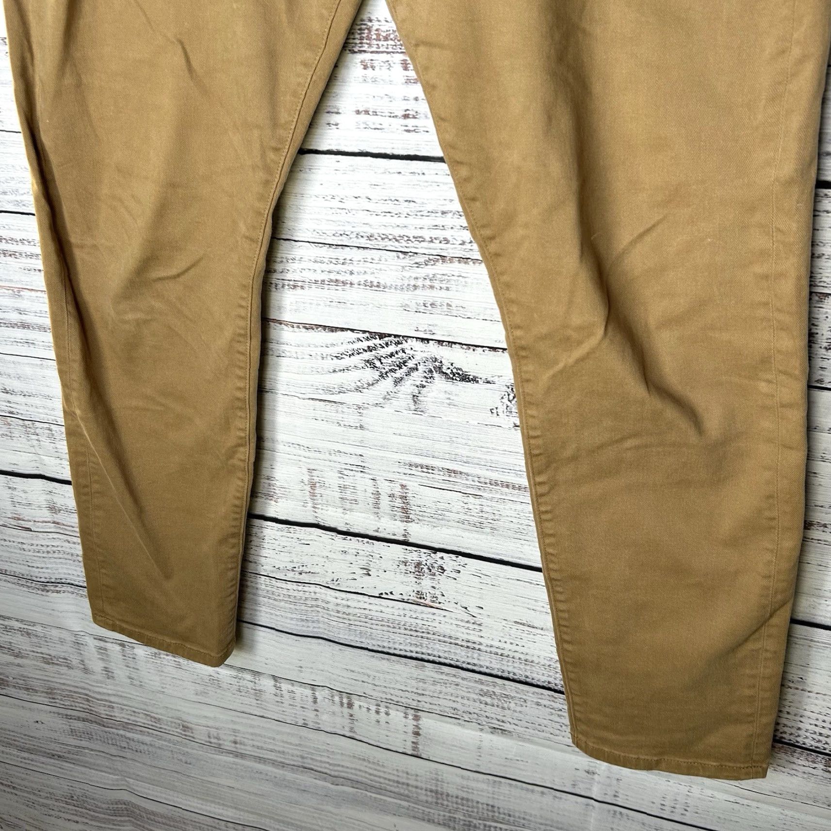 Todd Snyder Todd Snyder Jeans Men Slim 5 Pocket Straight Leg Cotton Blend Brown Khaki 34x30 34x32 Inseam 30.5 Stretch USA City Preppy Button Zip Size US 34 / EU 50 - 3 Thumbnail