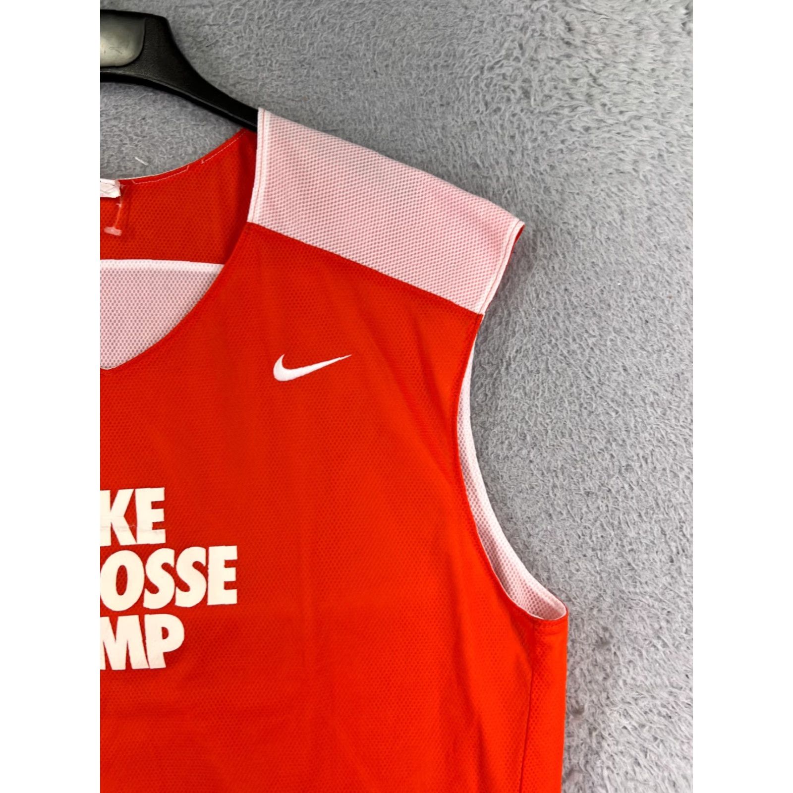 Nike Nike Lacrosse Camp Jersey Mens Large Red Sleeveless Jersey Camp Nike Lacrosse Camp Jersey Mens Large Red Sleeveless Size US L / EU 52-54 / 3 - 5 Thumbnail