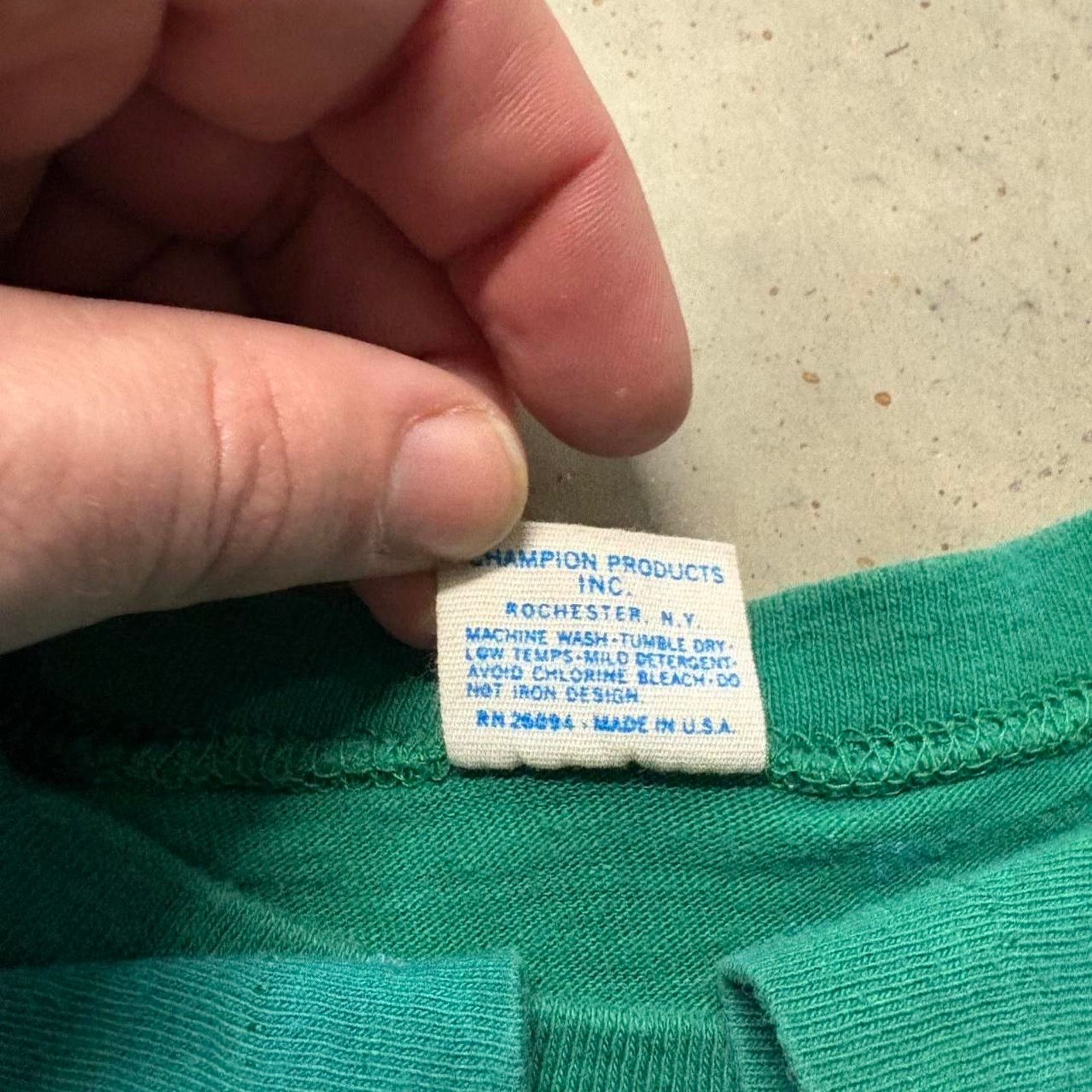 Champion × Vintage Crazy Vintage 70s Champion Blue Bar Churchill Track T Shirt Size US S / EU 44-46 / 1 - 5 Thumbnail