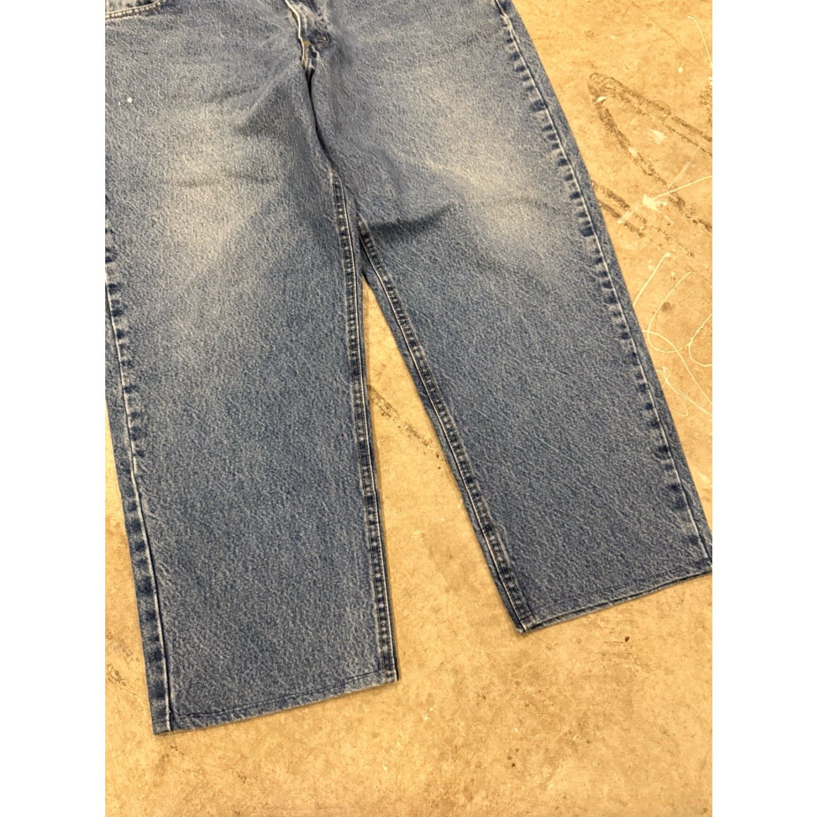 Carhartt VINTAGE Carhartt Jeans Mens 42x28 Fits 40x26 B17-DST Relaxed Fit Blue Denim Size US 40 / EU 56 - 5 Thumbnail
