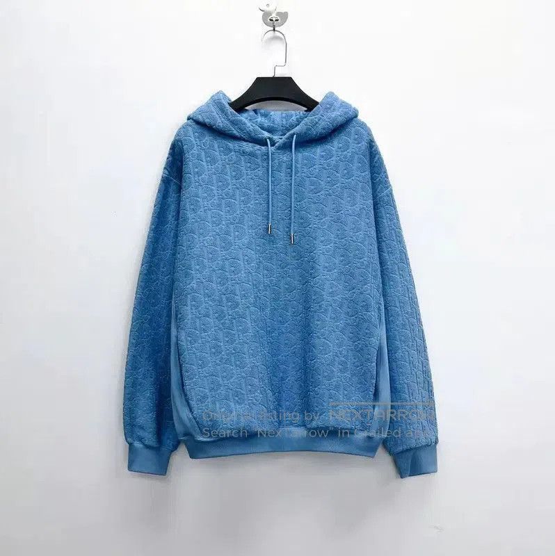 Dior Dior Blue Cotton Long Sleeve Hoodie for Men . Size US M / EU 48-50 / 2 - 1 Thumbnail