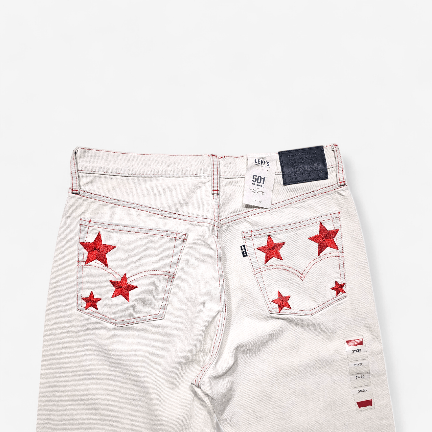 Levi's Made & Crafted NWT Levi's Made&Crafted 501 Original Big E Selvedge Size 31" - 6 Thumbnail
