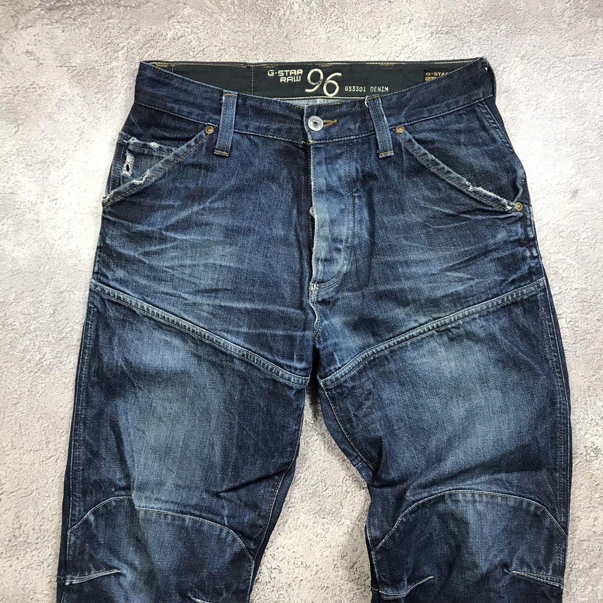 G-Star vintage gstar japan jeans distressed low rise flared 90s Size US 32 / EU 48 - 3 Thumbnail