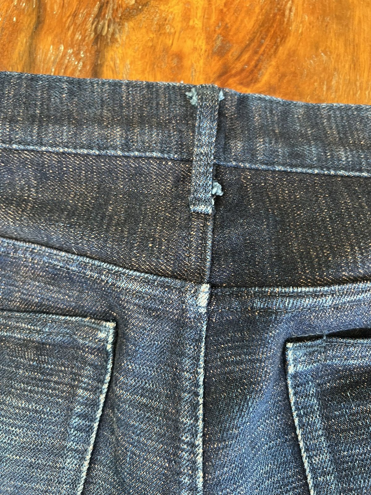 Japan Blue Okayama Denim ODJB019 18OZ. "SIDERITE SLUB" SELVEDGE JEANS Size US 31 - 21 Thumbnail