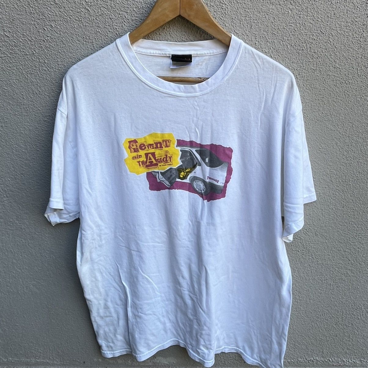 Thrasher Vintage THRASHER skateboards graphic tee Size US L / EU 52-54 / 3 - 2 Thumbnail