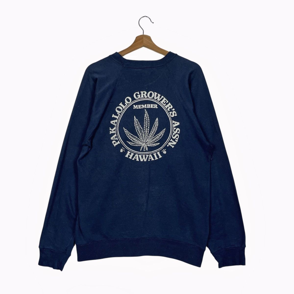 Vintage Vintage 80s Hawaii Pakalolo Growers Assosiation Sweatshirt Size US M / EU 48-50 / 2 - 1 Thumbnail