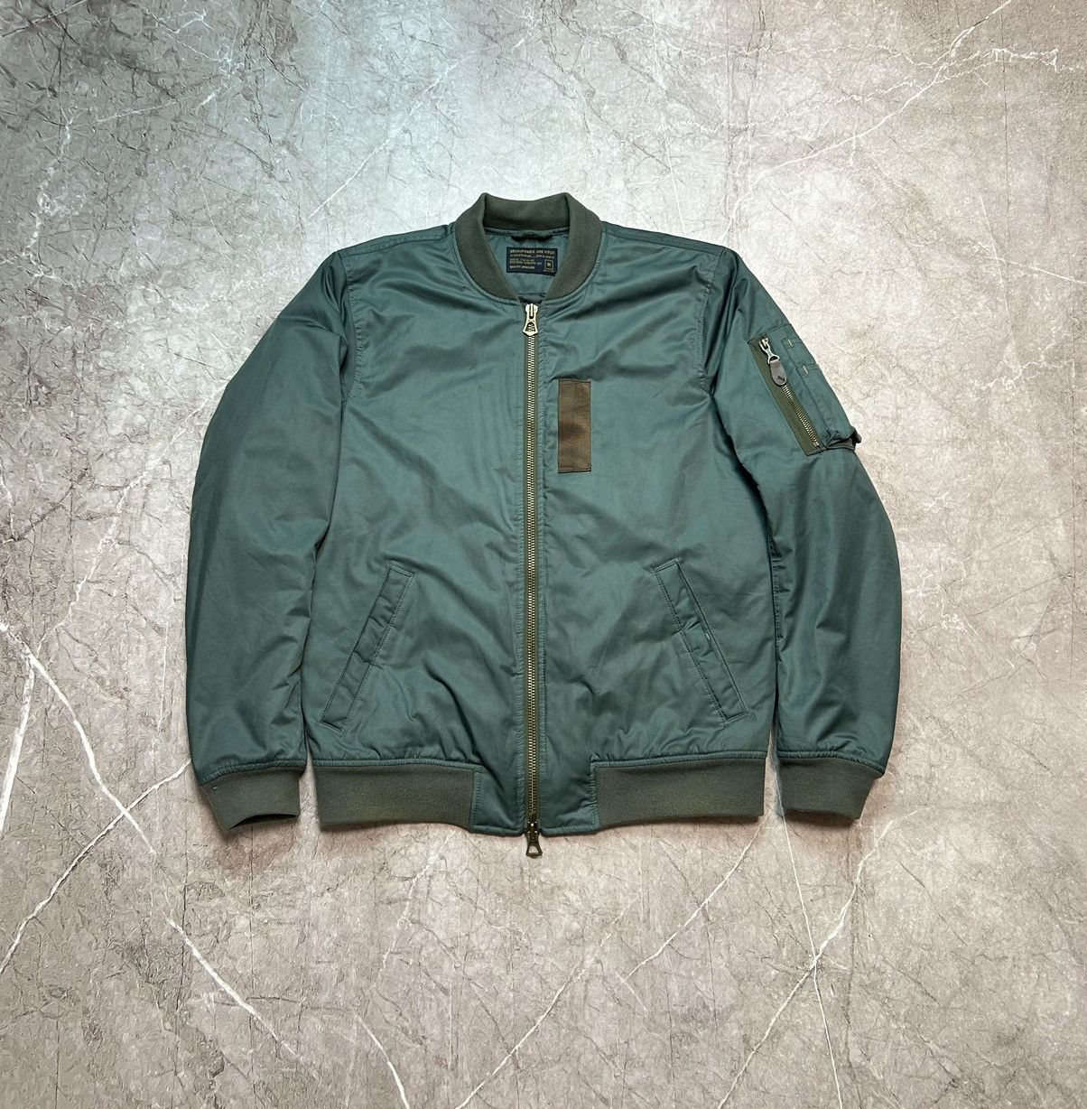 Vintage Vintage Mens Nylon MA1 Bomber Jacket Size US M / EU 48-50 / 2 - 3 Thumbnail