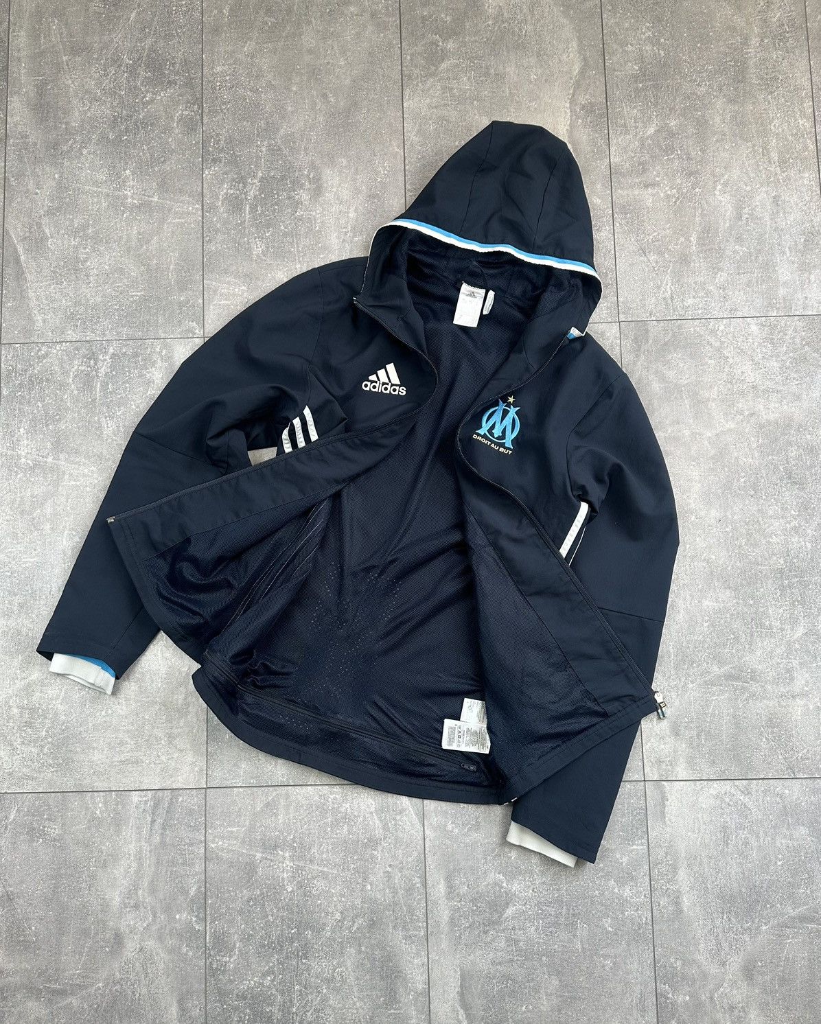 Adidas Adidas Marseille Training Soccer Football Jacket Size US S / EU 44-46 / 1 - 12 Thumbnail