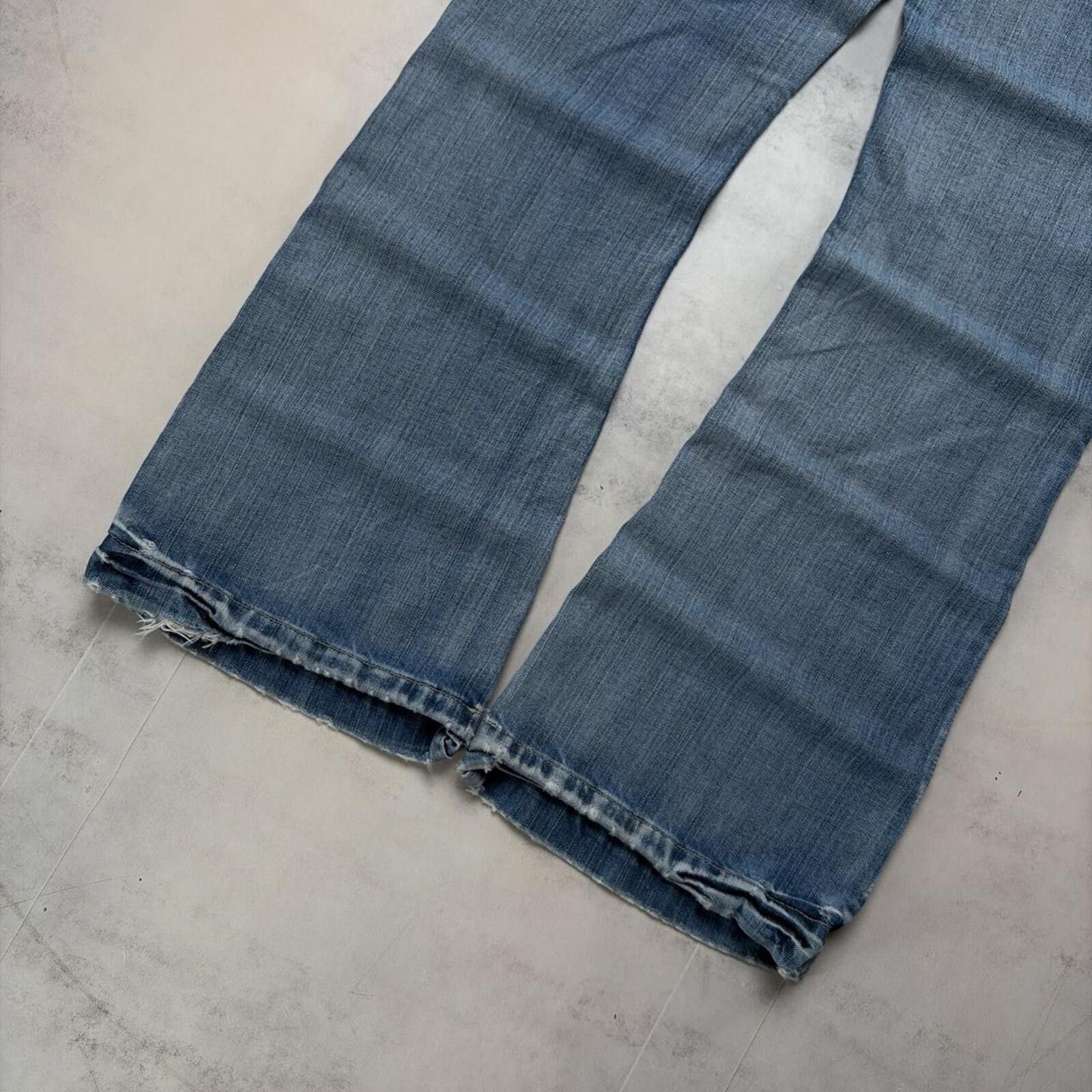 BKE Y2K Light Wash BKE Grunge Bootcut Denim Jeans Size 31" - 4 Thumbnail