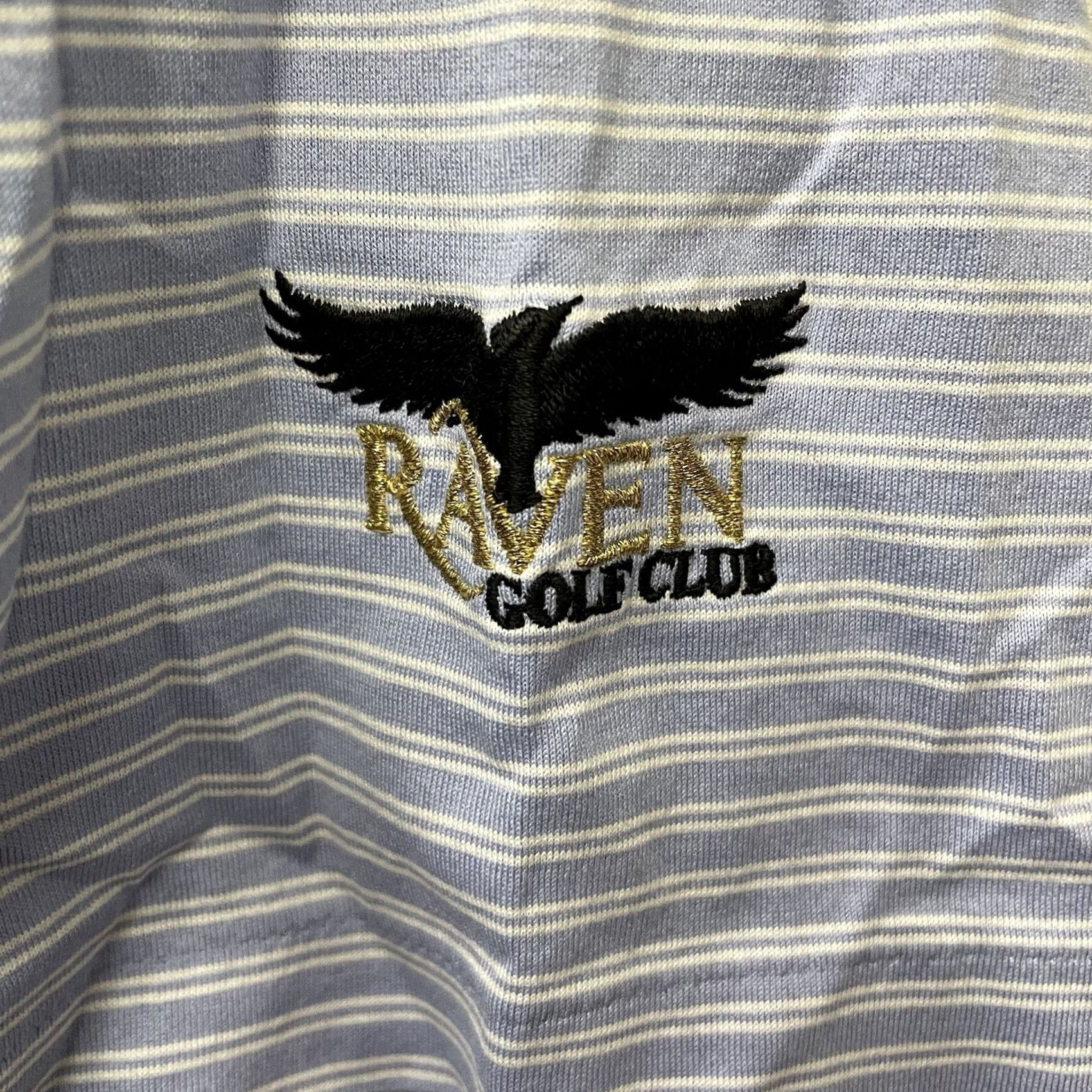 Ralph Lauren Polo Golf Ralph Lauren Pima Cotton Striped Raven Golf Club Polo Shirt Mens L Blue Size US L / EU 52-54 / 3 - 3 Thumbnail