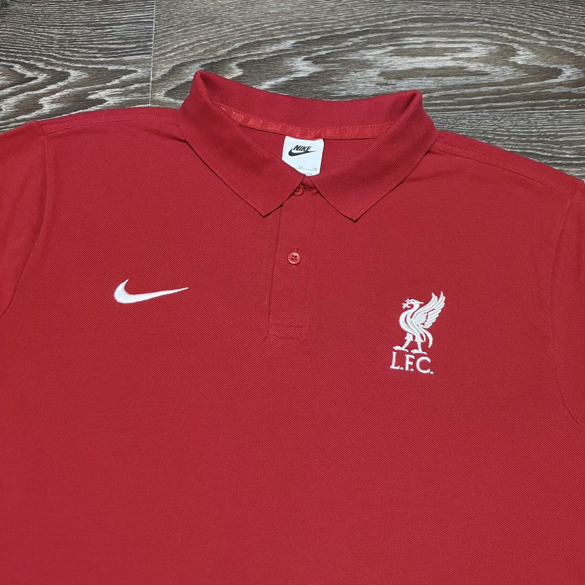 Nike Nike LIVERPOOL FC 2022/23 Lifestyle Travel Cotton Polo Shirt Size US XL / EU 56 / 4 - 2 Thumbnail