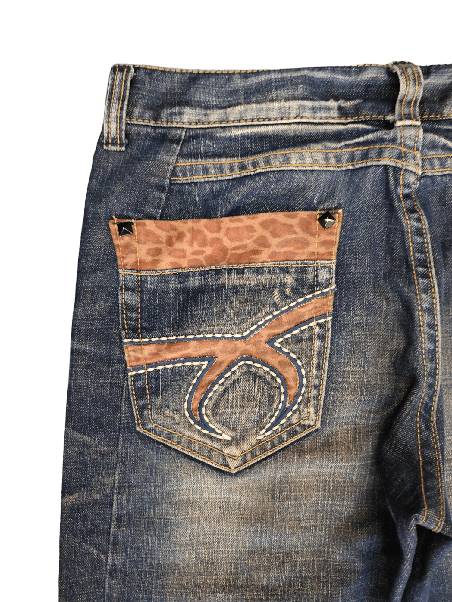Tornado Mart Wide Leg Jeans Red Pepper Denim Rare Design Y2k Distress Size US 32 / EU 48 - 4 Thumbnail