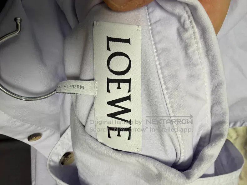 Loewe Loewe size 38 Men's Long Sleeve Shirt, 25ss Model, Embroide Size US S / EU 44-46 / 1 - 7 Thumbnail