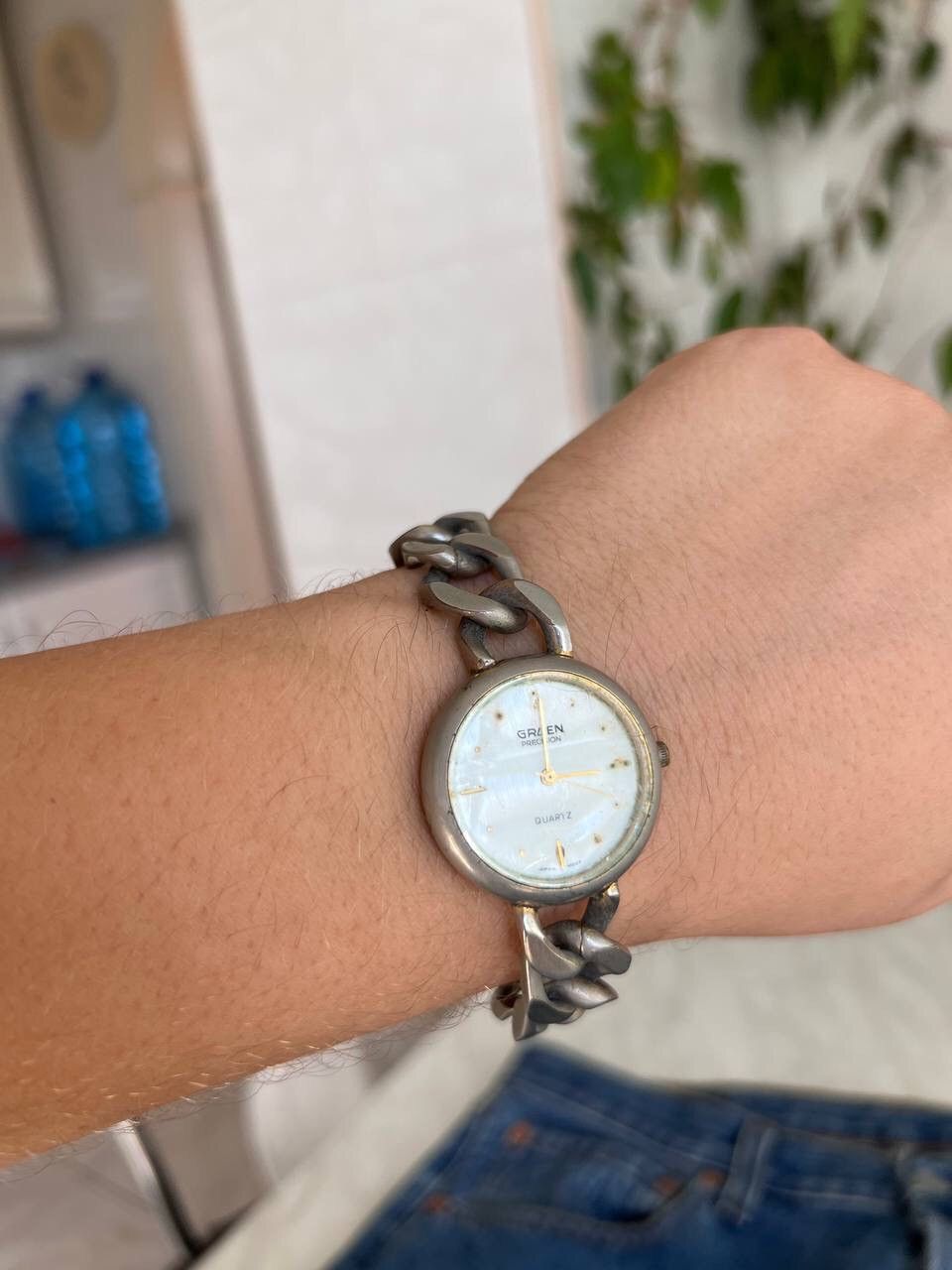 Japanese Brand × Vintage Vintage Japanese style Chain Metal futuristic Watch Bracelet Size ONE SIZE - 11 Thumbnail