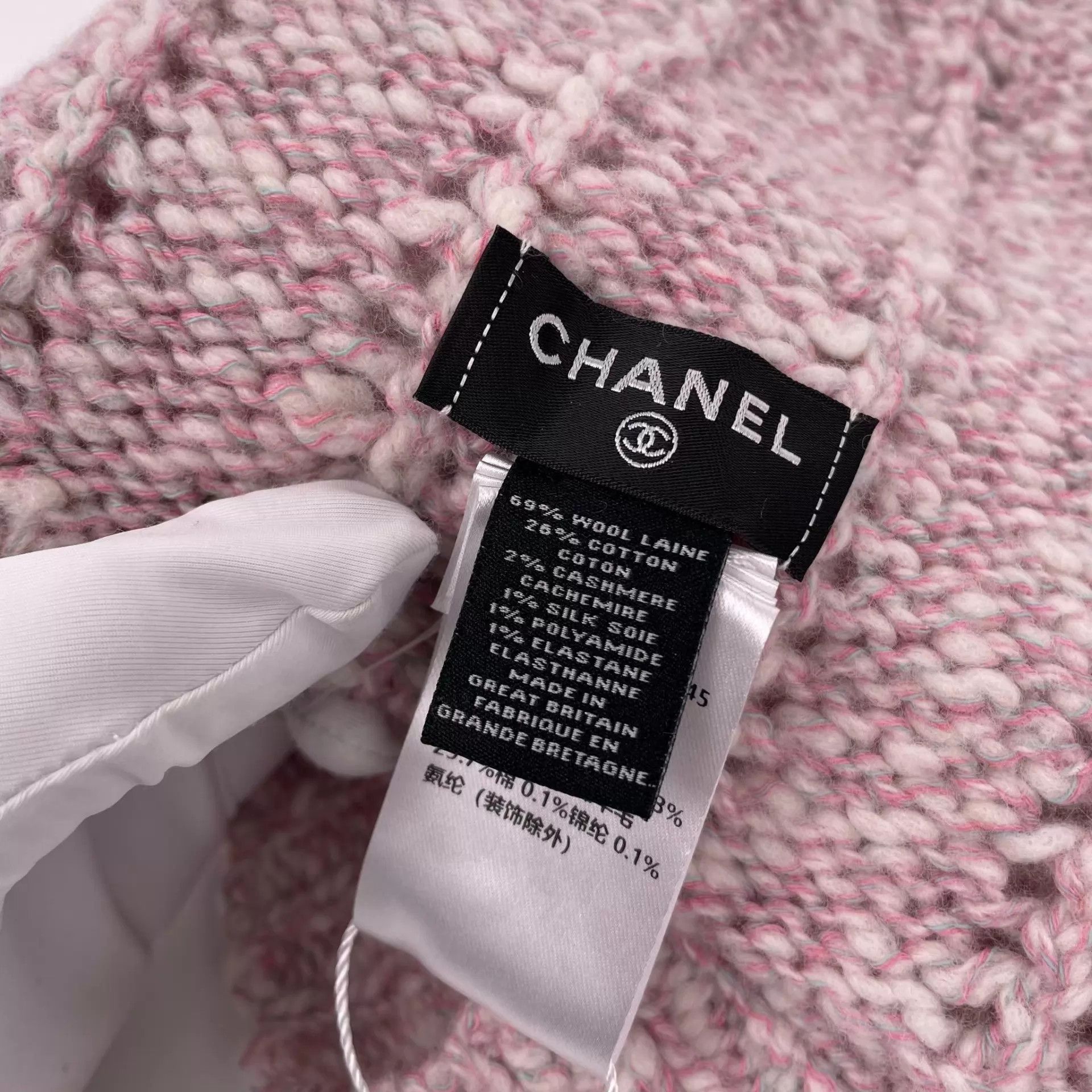 Chanel CHANEL 26C Pink Wool Beanie 55-60cm Size ONE SIZE - 3 Thumbnail