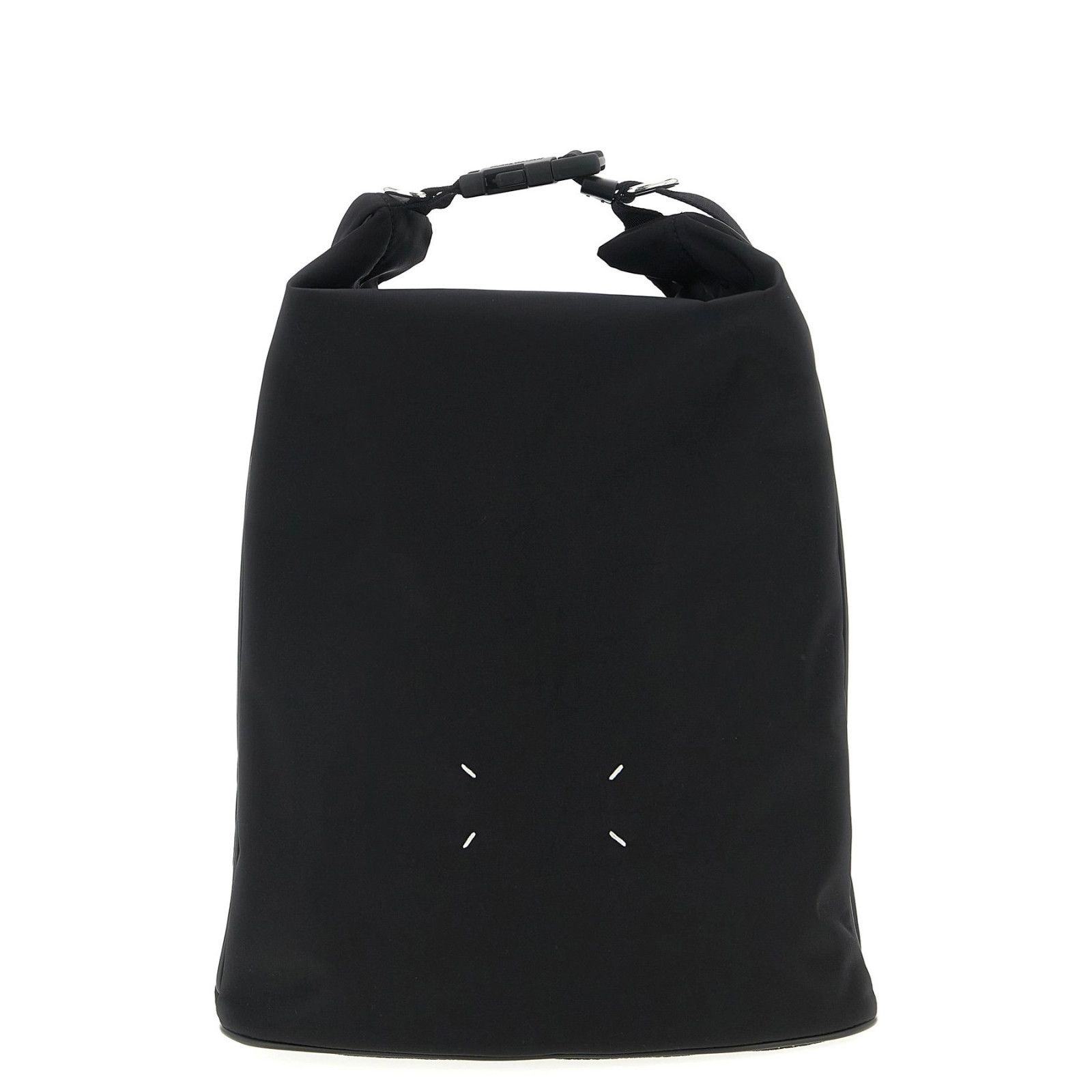 Maison Margiela MAISON MARGIELA Black Roll Up Backpack New Size ONE SIZE - 1 Thumbnail