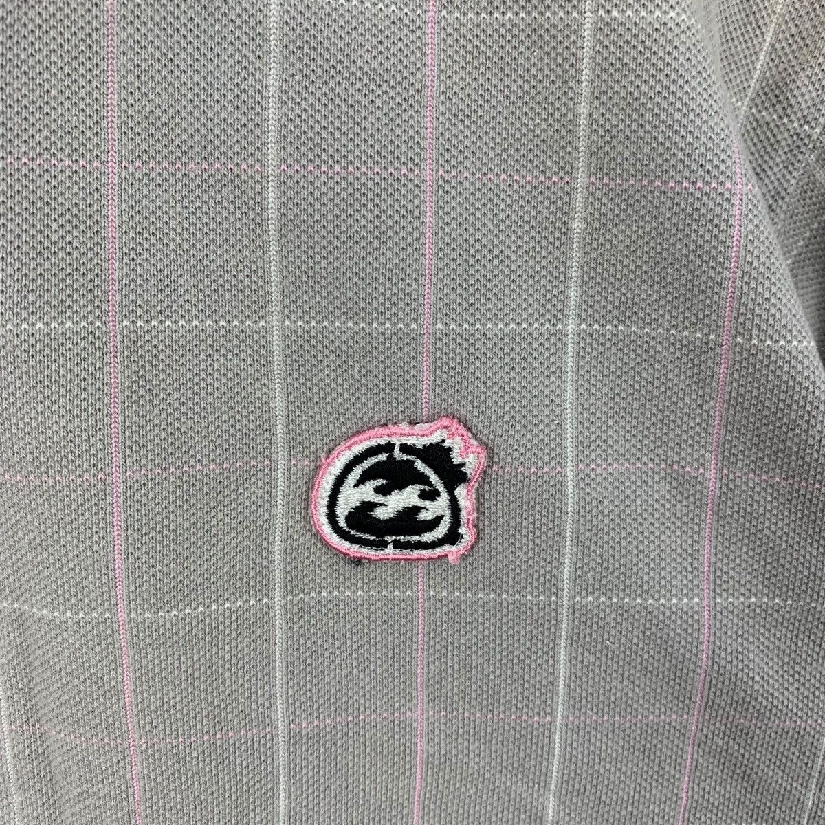 Billabong Vintage BILLABONG SURF Y2K Pink Layer Tartan Checks Polo Tee Size US M / EU 48-50 / 2 - 3 Thumbnail