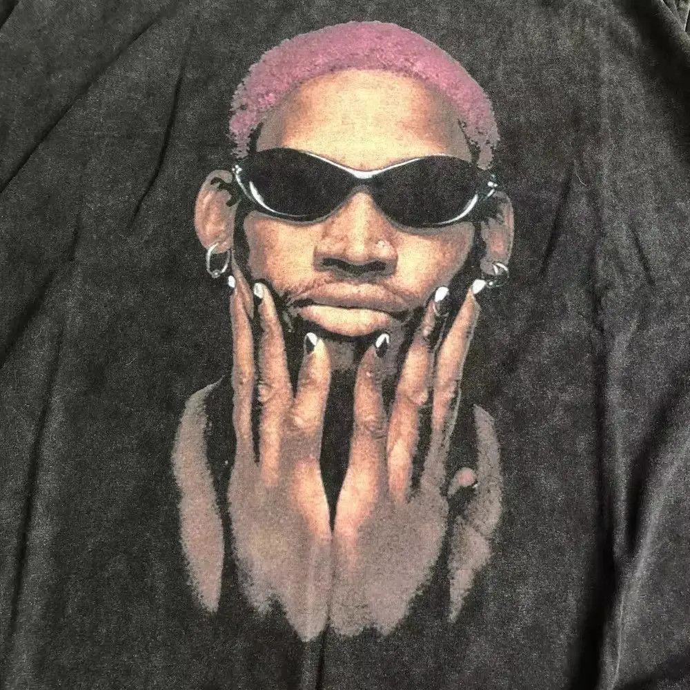 Japanese Brand × Vintage Vintage Rodman Graphic Printed Vintage T Shirt Size US L / EU 52-54 / 3 - 3 Thumbnail