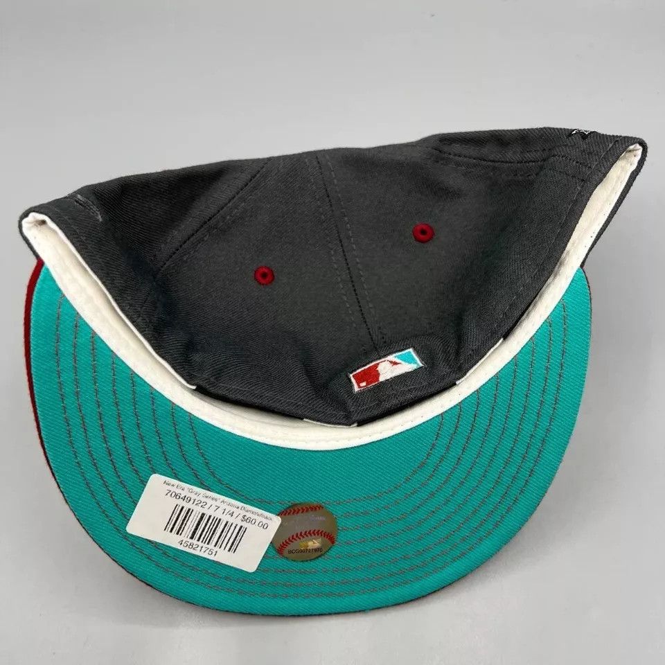 New Era Arizona Diamondbacks Hat Men 7 1/4 59Fifty New Era Fitted Size ONE SIZE - 5 Thumbnail