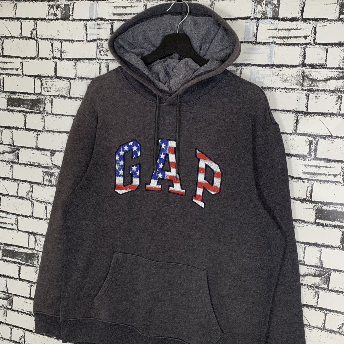 Designer × Gap × Vintage Vintage Gap USA Hoodie Large Saiz Big Logo Gap Size US L / EU 52-54 / 3 - 2 Thumbnail
