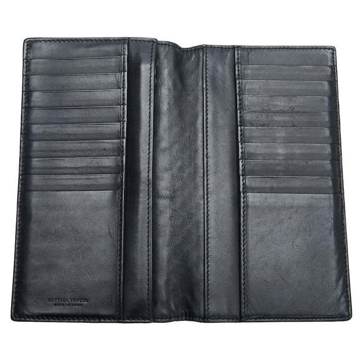 Bottega Veneta Authentic Bottega Veneta Intrecciato Leather Long Wallet Size ONE SIZE - 3 Thumbnail