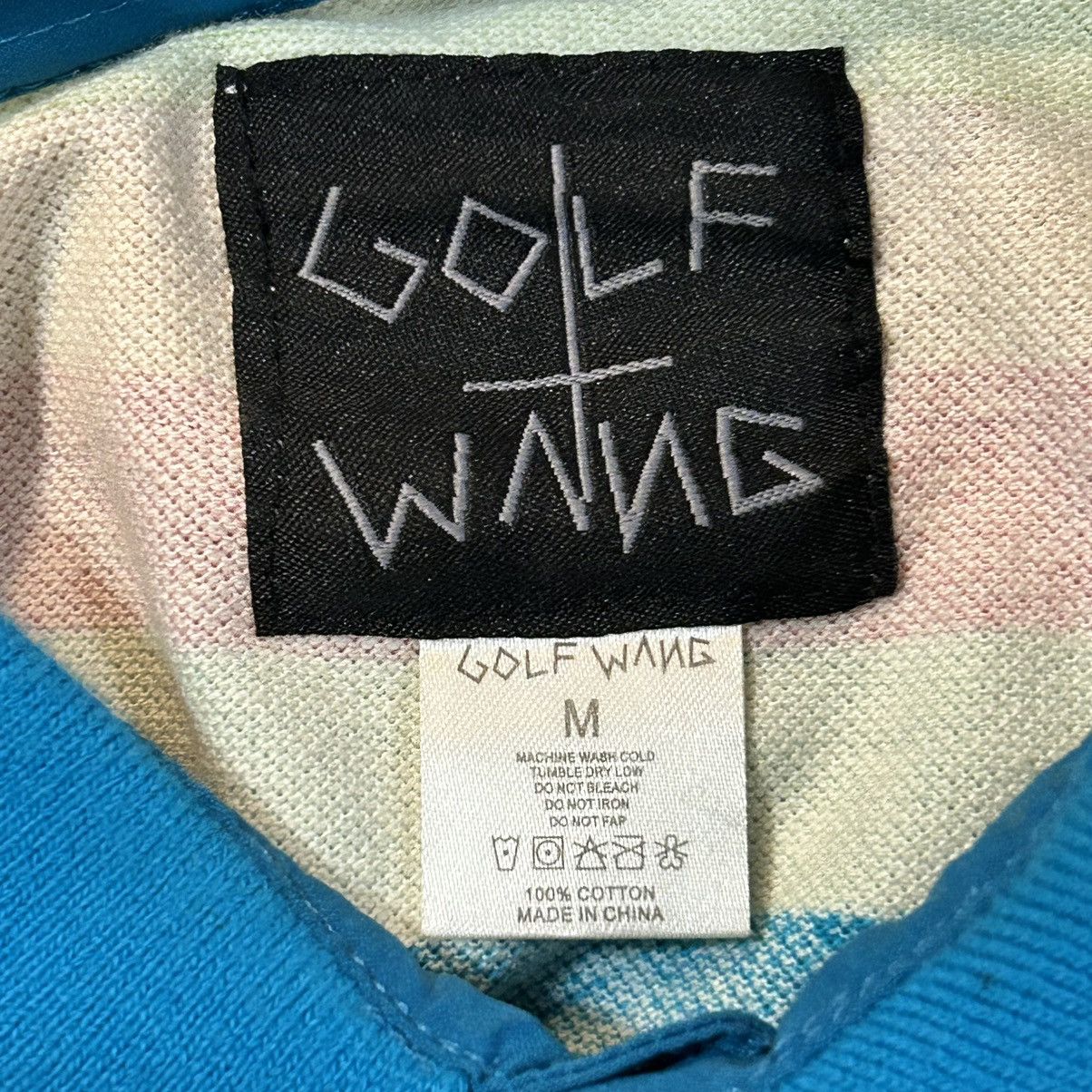 Golf Wang Rare 2014 Rainbow Striped Polo 1 of 40 SZ M Size US M / EU 48-50 / 2 - 3 Thumbnail