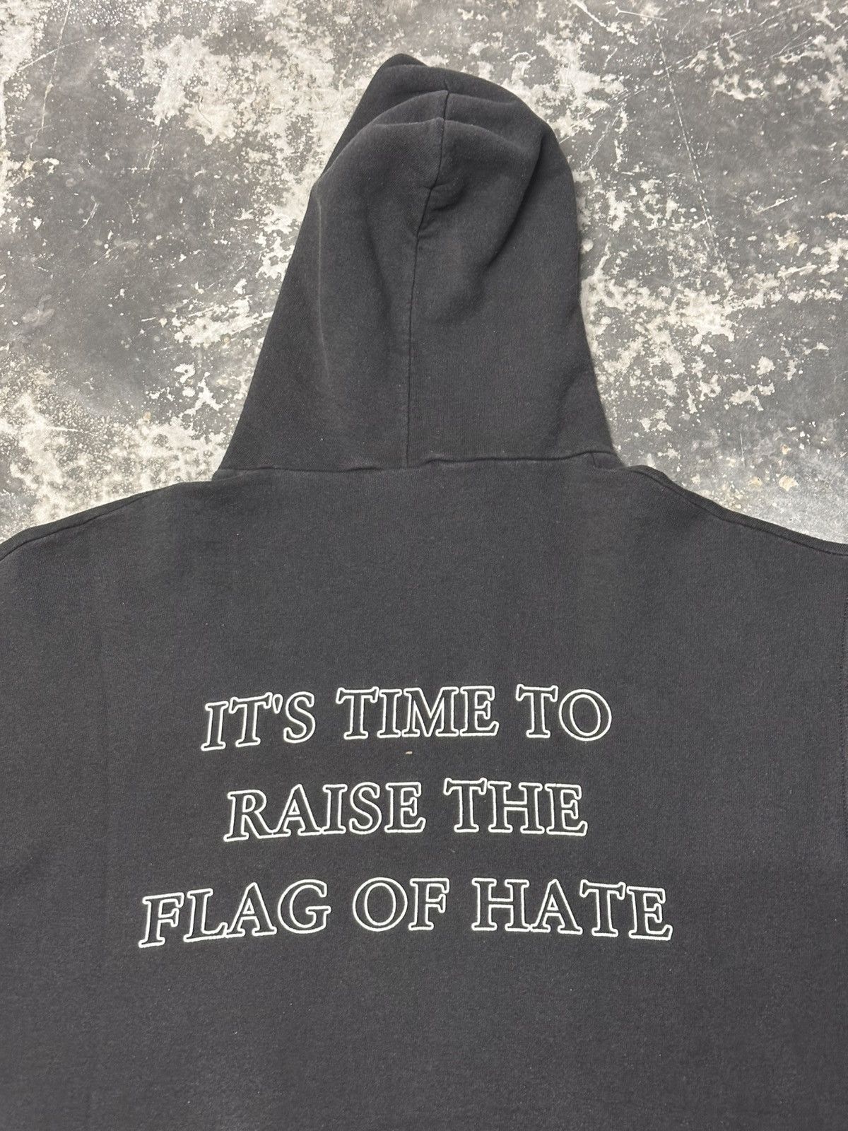 Band Tees × Vintage Vintage 90s Kreator Flag of Hate Hoodie Thrash Metal Band Size US XL / EU 56 / 4 - 8 Thumbnail
