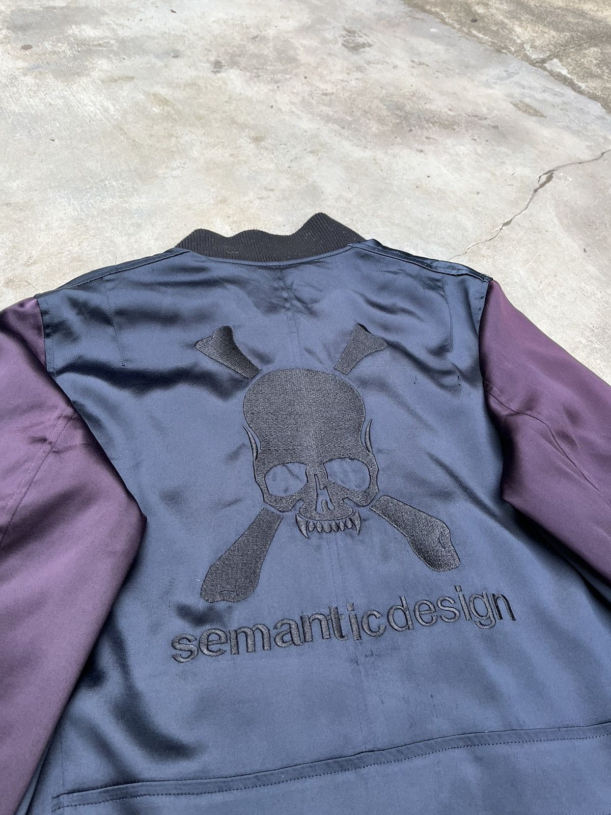 Japanese Brand × semanticdesign Semantic Design Skull Bomber Jacket Size US M / EU 48-50 / 2 - 1 Thumbnail
