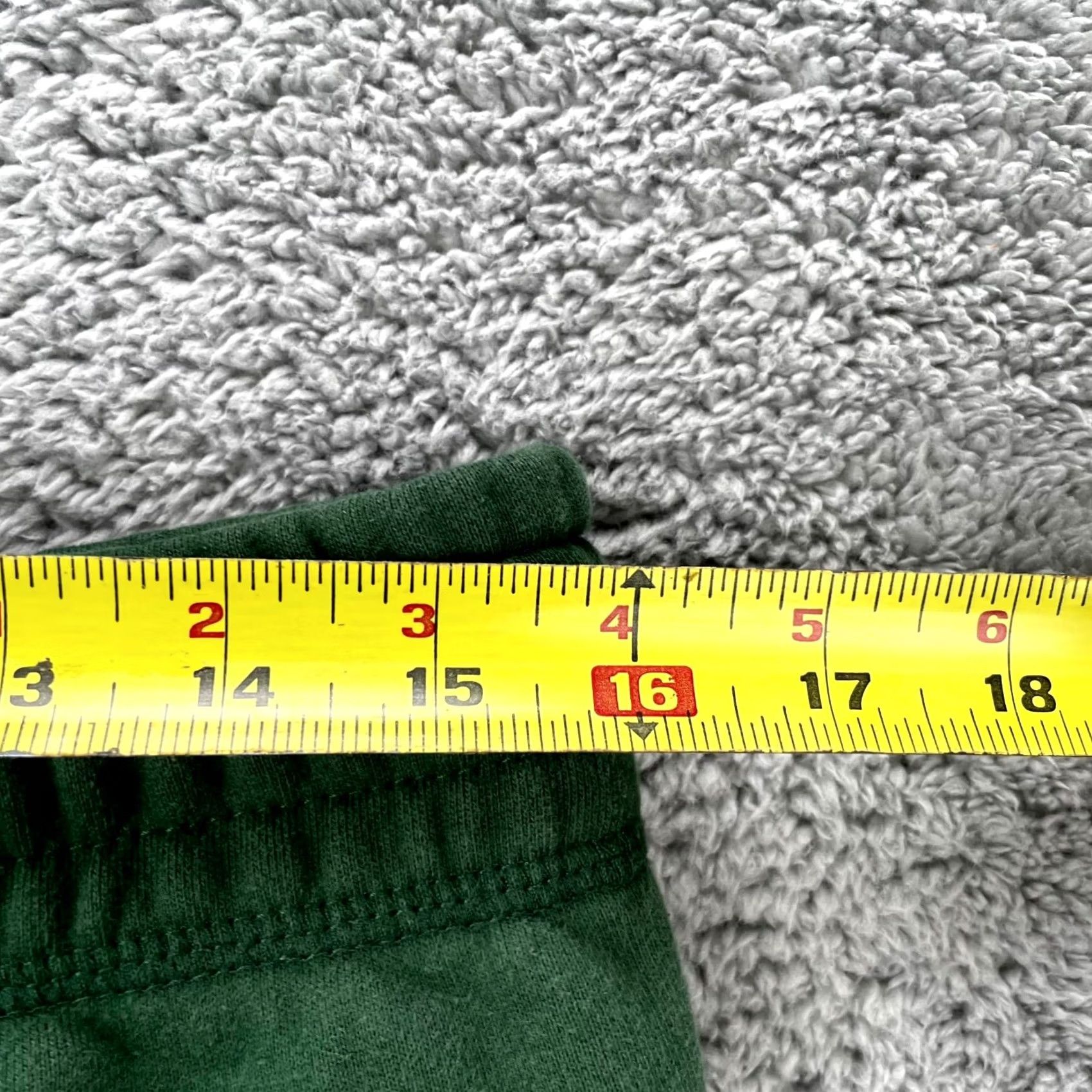 Vintage Maison Article Sweatpants Mens Medium Green Cotton Fleece Lined Tapered Leg Narrowed City Logo Slim Fit Regular Inseam 26 in Navy? Size US 31 - 7 Thumbnail