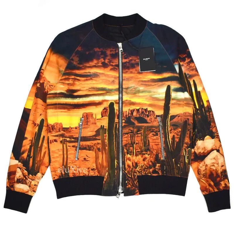 Balmain Balmain Men's Multi-Color Printed Jacket 0089 Size US M / EU 48-50 / 2 - 1 Thumbnail