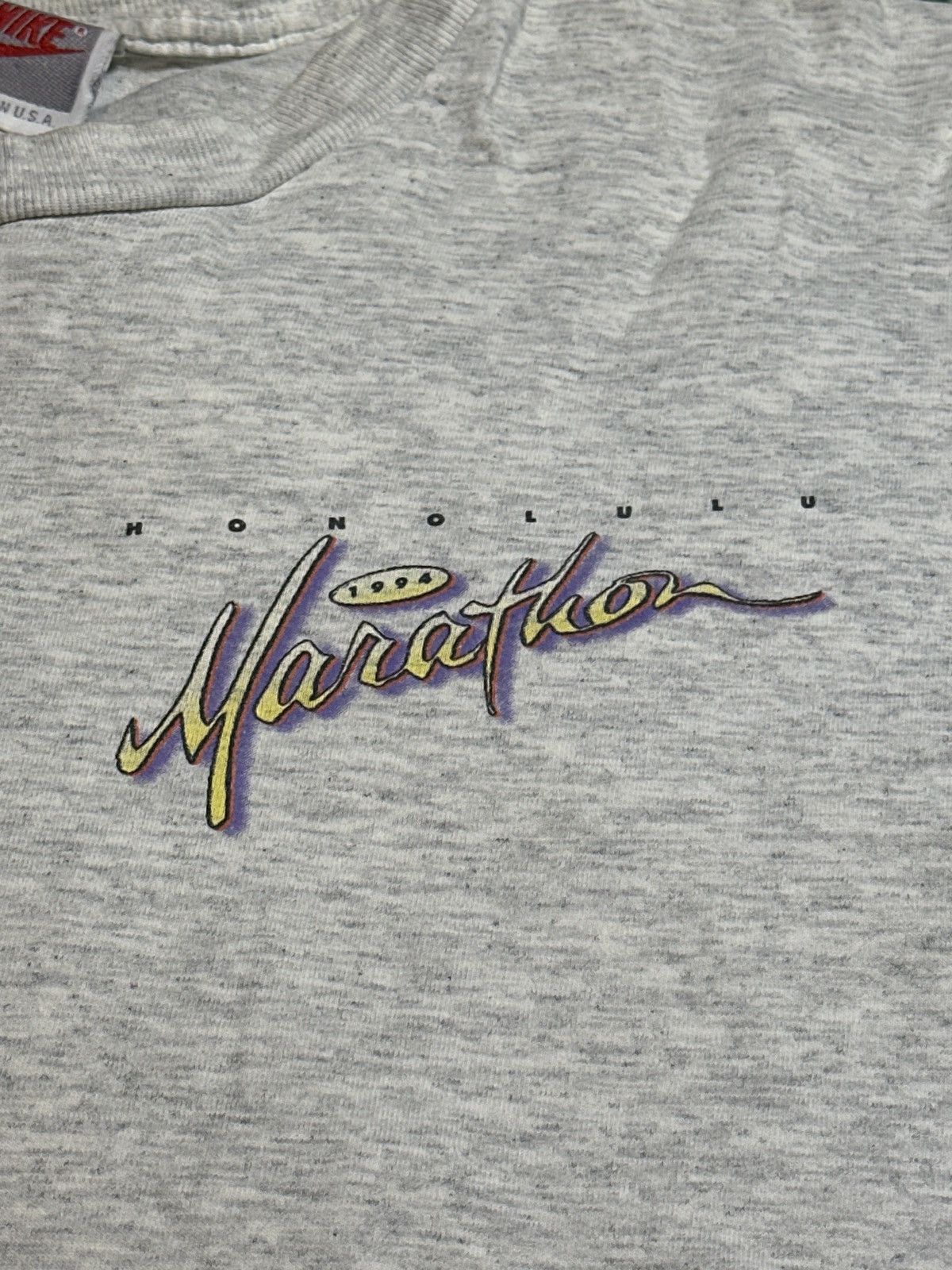 Nike Vintage Nike 1994 Honolulu Marathon Tee Size US M / EU 48-50 / 2 - 4 Thumbnail