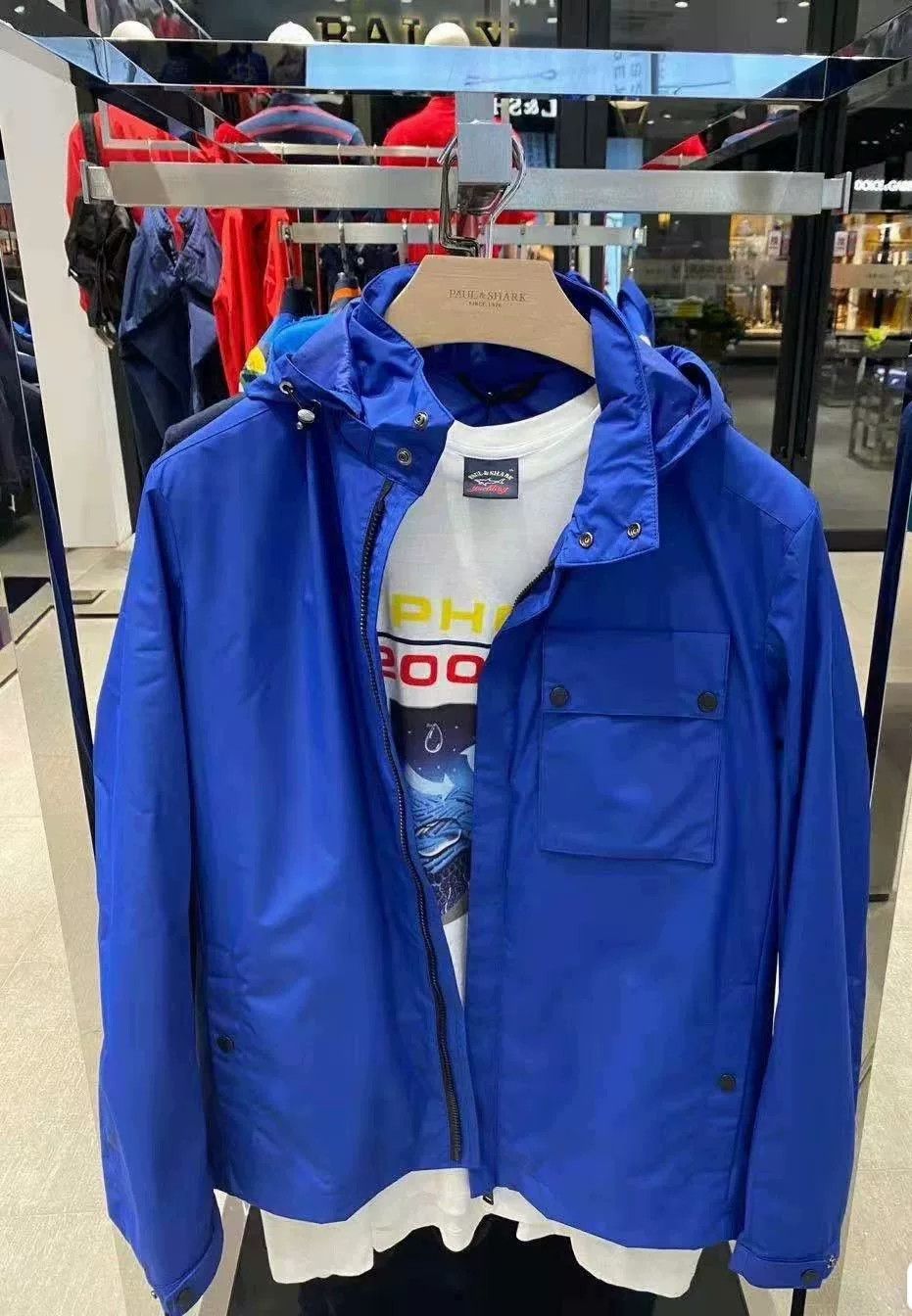 Paul & Shark Paul Shark Blue Waterproof Jacket M Size Size US M / EU 48-50 / 2 - 1 Thumbnail