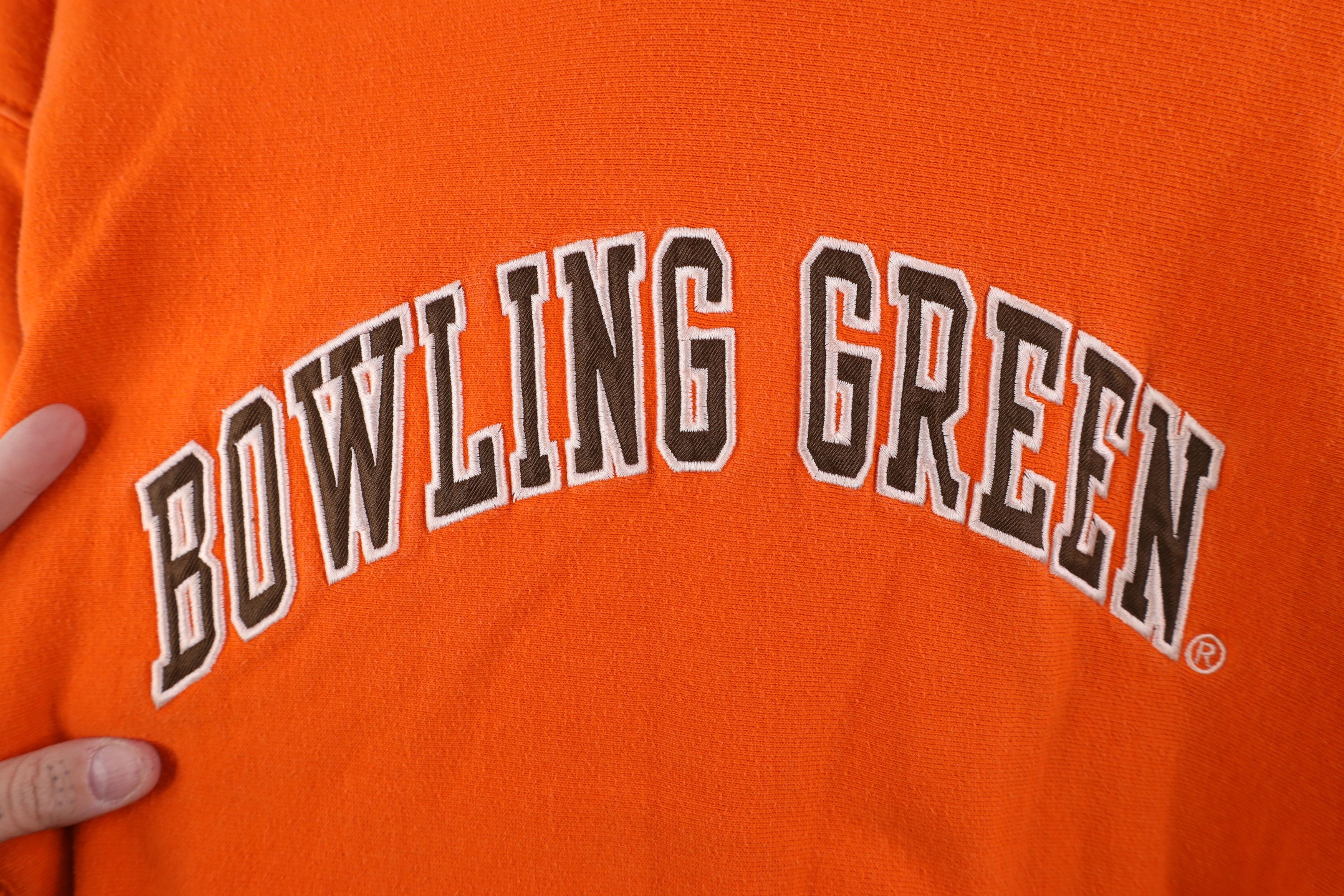 Vintage Vintage 90s Bowling Green State University Hoodie Sweatshirt Size US S / EU 44-46 / 1 - 5 Thumbnail