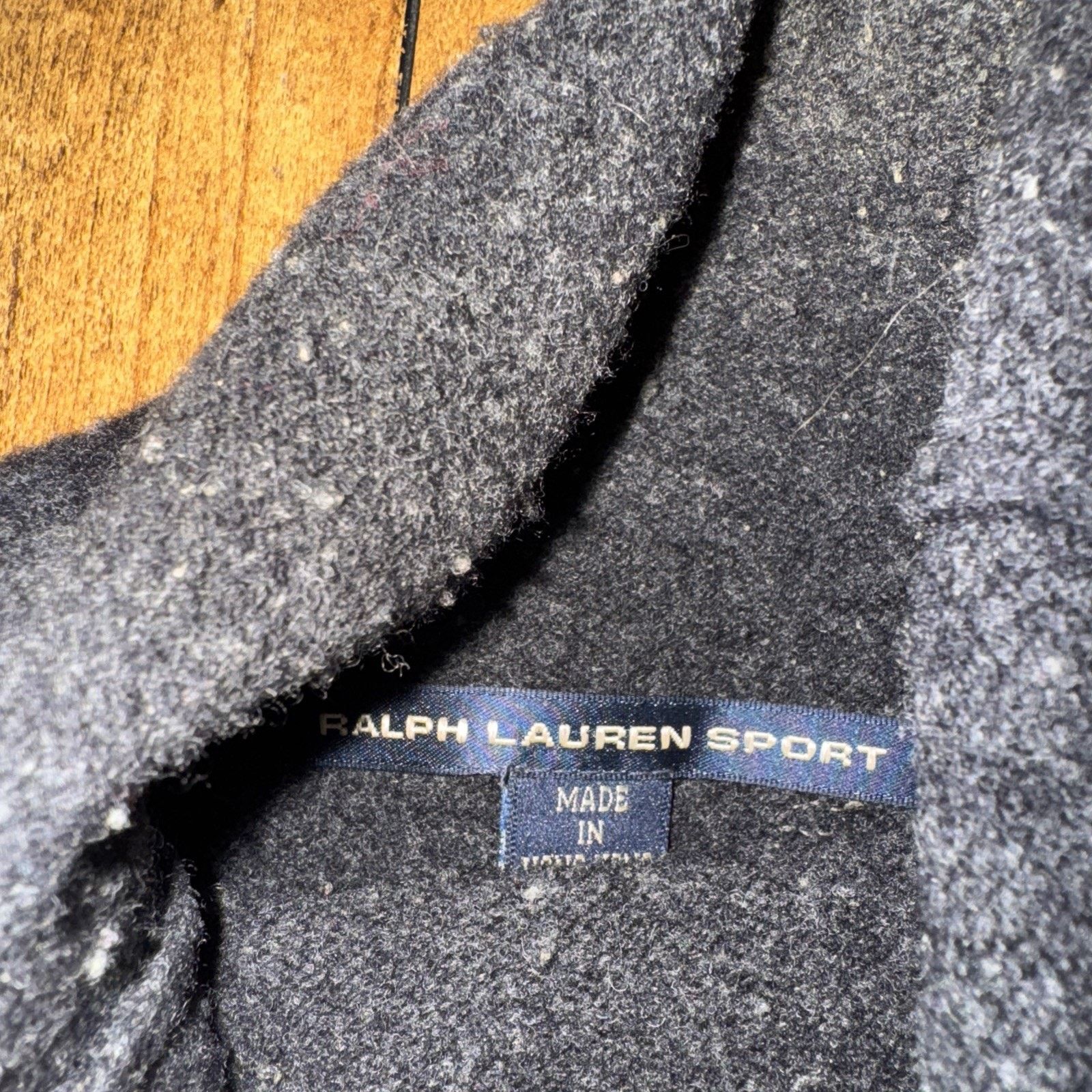 Ralph Lauren × Vintage Ralph Lauren Sport Wool Turtle Neck Grey Large 22x22 Size L / US 10 / IT 46 - 3 Thumbnail