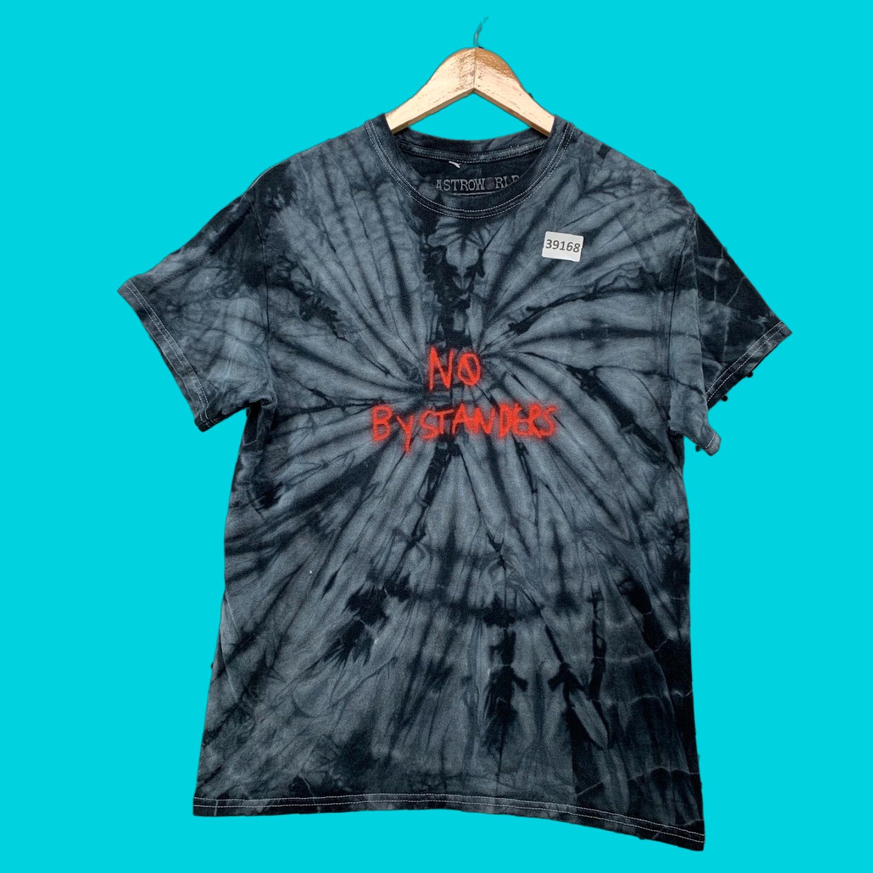 Travis Scott Travis Scott Astro World T-Shirt Mens Small Crew Neck Black Tie Dye 90s Hip Hop RAP Band Concert Merch Mens Size US S / EU 44-46 / 1 - 1 Thumbnail