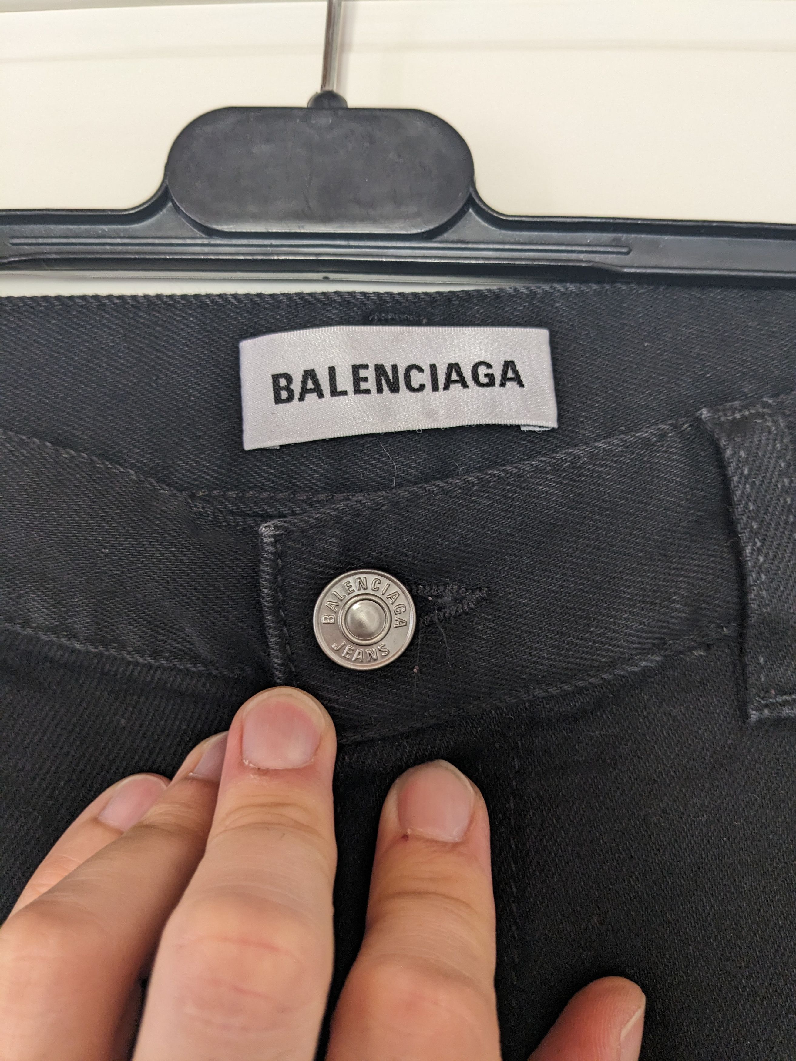 Balenciaga Black Skinny Denim Size 30" / US 8 / IT 44 - 4 Thumbnail