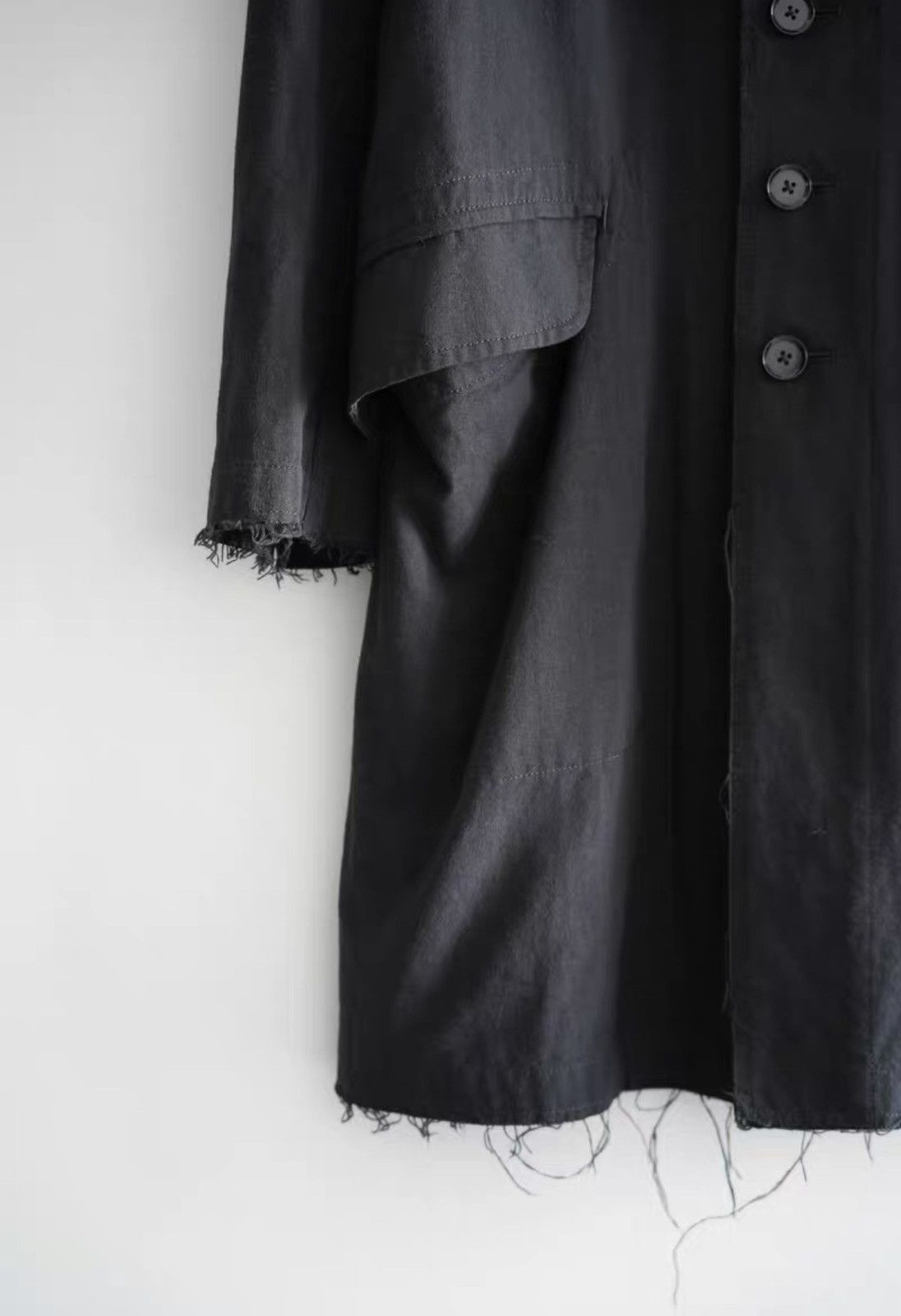 Yohji Yamamoto Yohji Yamamoto 10ss Bankruptcy Raw Edge Coat K4 Size US M / EU 48-50 / 2 - 4 Thumbnail